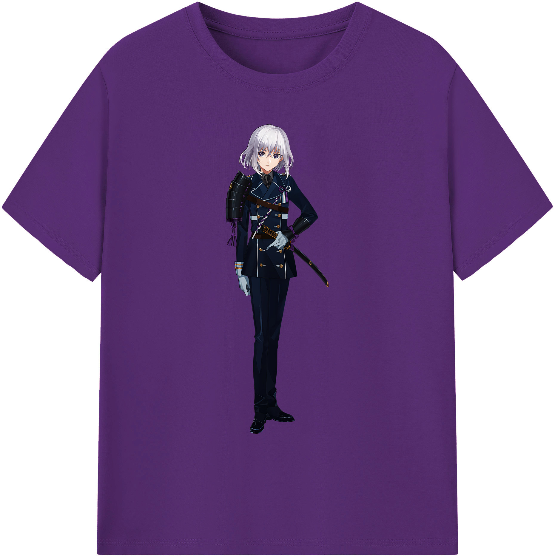 （画像用） 刀剣乱舞 Touken Ranbu 綿100％ メンズ半袖Tシャツ｜肌触りやわらか＆通気性