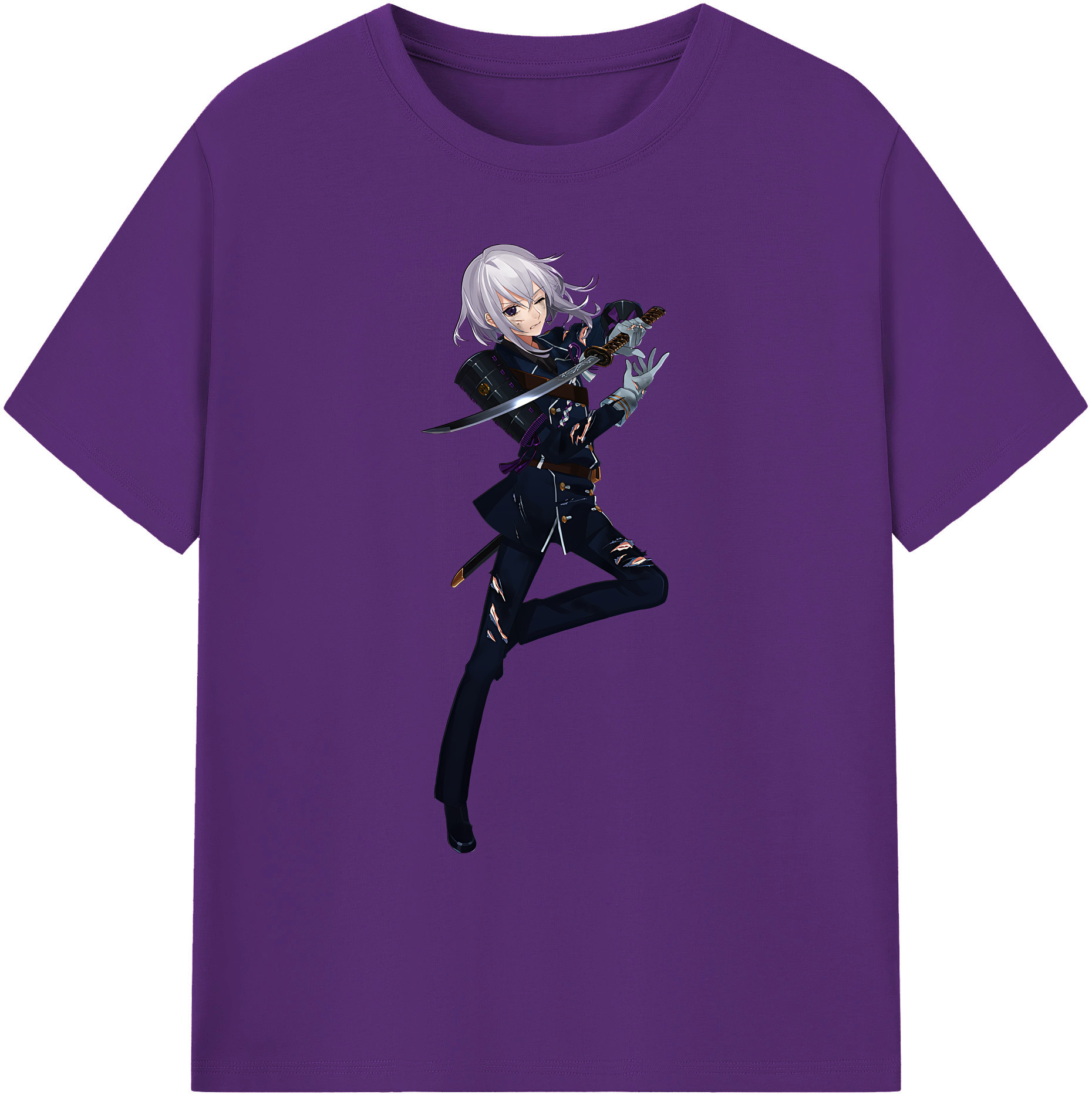 （画像用） 刀剣乱舞 Touken Ranbu 綿100％ メンズ半袖Tシャツ｜肌触りやわらか＆通気性