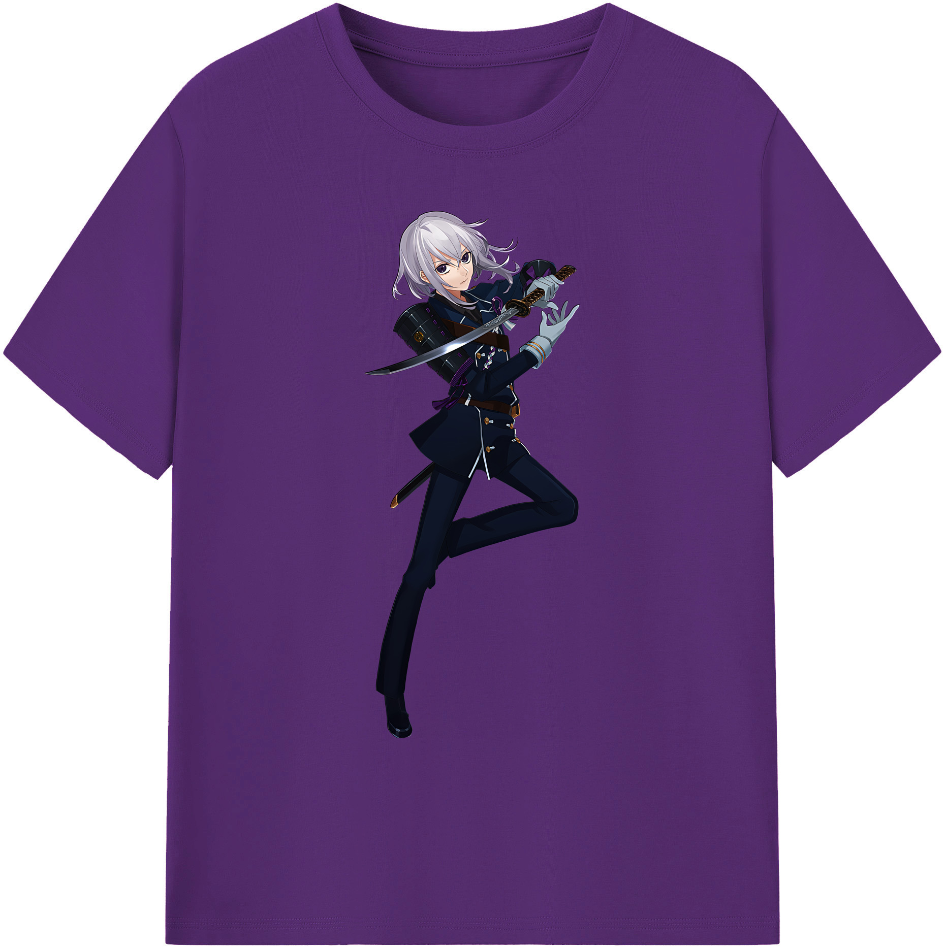 （画像用） 刀剣乱舞 Touken Ranbu 綿100％ メンズ半袖Tシャツ｜肌触りやわらか＆通気性