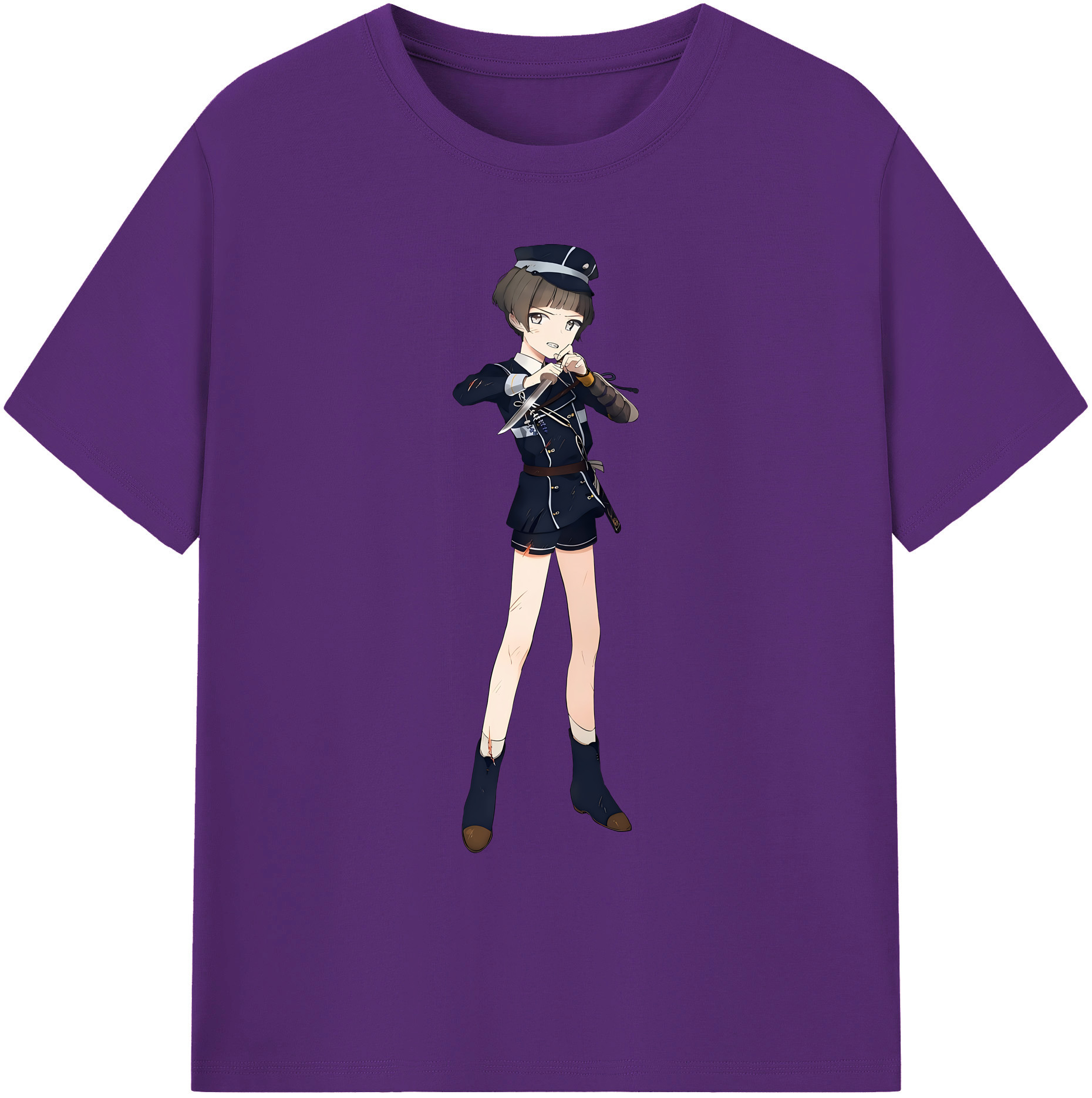 （画像用） 刀剣乱舞 Touken Ranbu 綿100％ メンズ半袖Tシャツ｜肌触りやわらか＆通気性