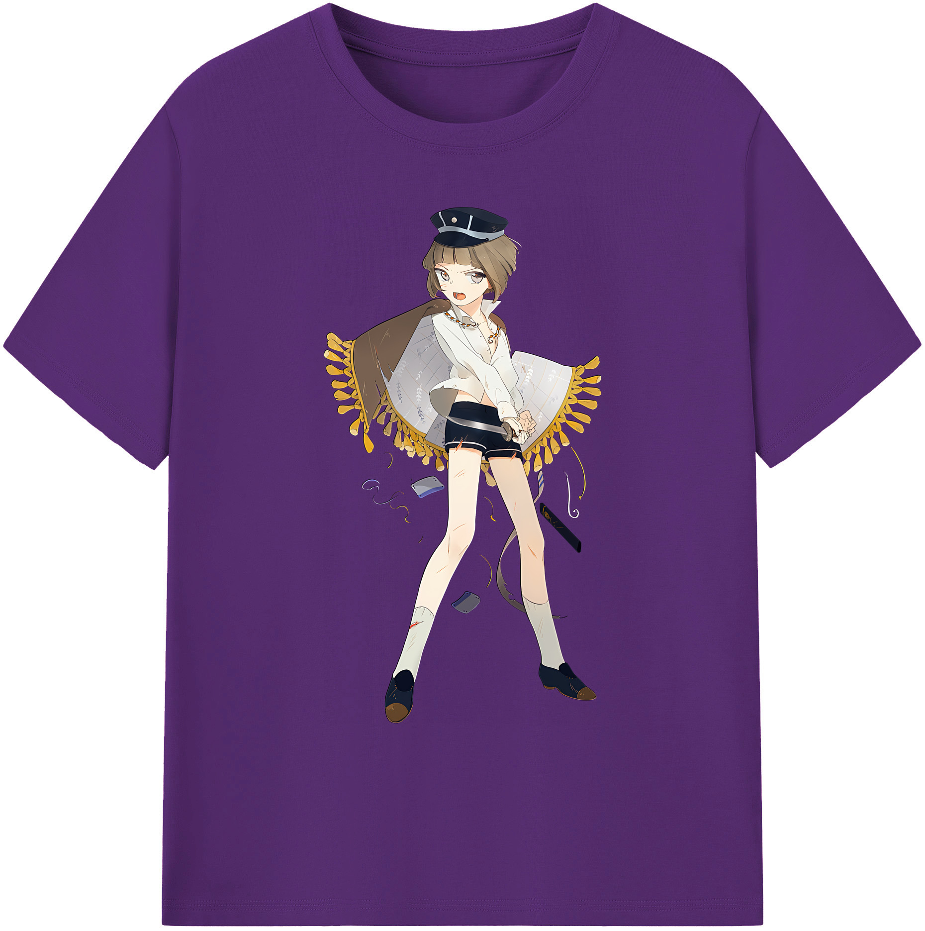 （画像用） 刀剣乱舞 Touken Ranbu 綿100％ メンズ半袖Tシャツ｜肌触りやわらか＆通気性