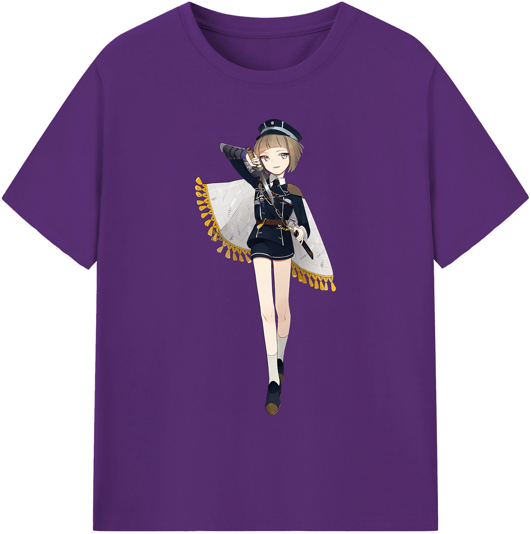 （画像用） 刀剣乱舞 Touken Ranbu 綿100％ メンズ半袖Tシャツ｜肌触りやわらか＆通気性