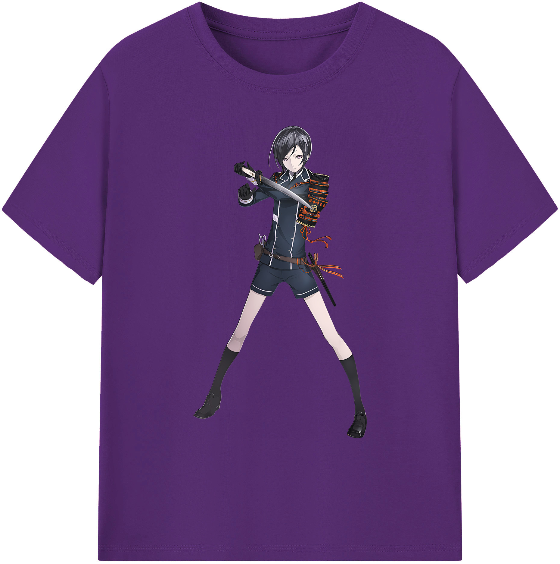 （画像用） 刀剣乱舞 Touken Ranbu 綿100％ メンズ半袖Tシャツ｜肌触りやわらか＆通気性