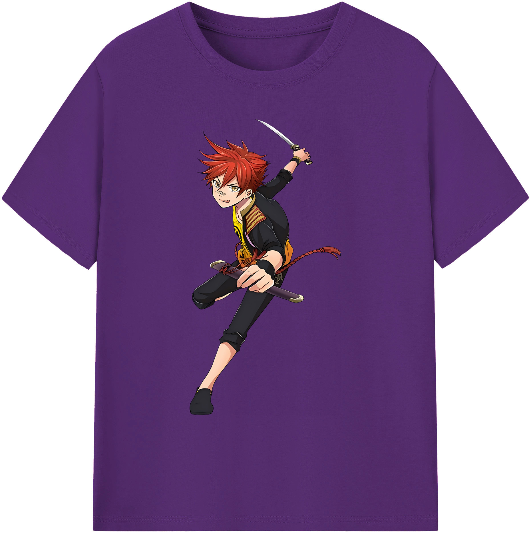 （画像用） 刀剣乱舞 Touken Ranbu 綿100％ メンズ半袖Tシャツ｜肌触りやわらか＆通気性