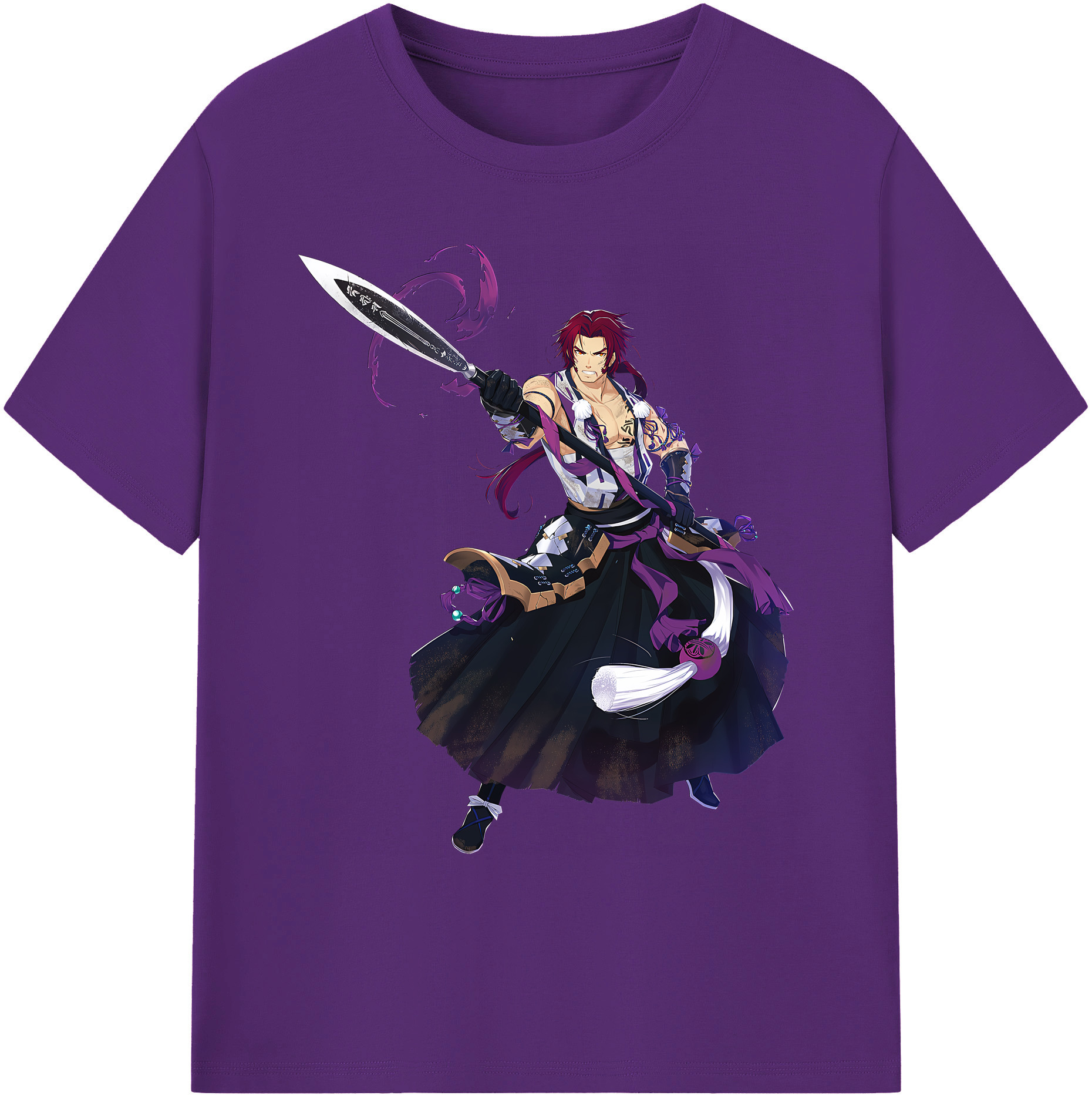 （画像用） 刀剣乱舞 Touken Ranbu 綿100％ メンズ半袖Tシャツ｜肌触りやわらか＆通気性