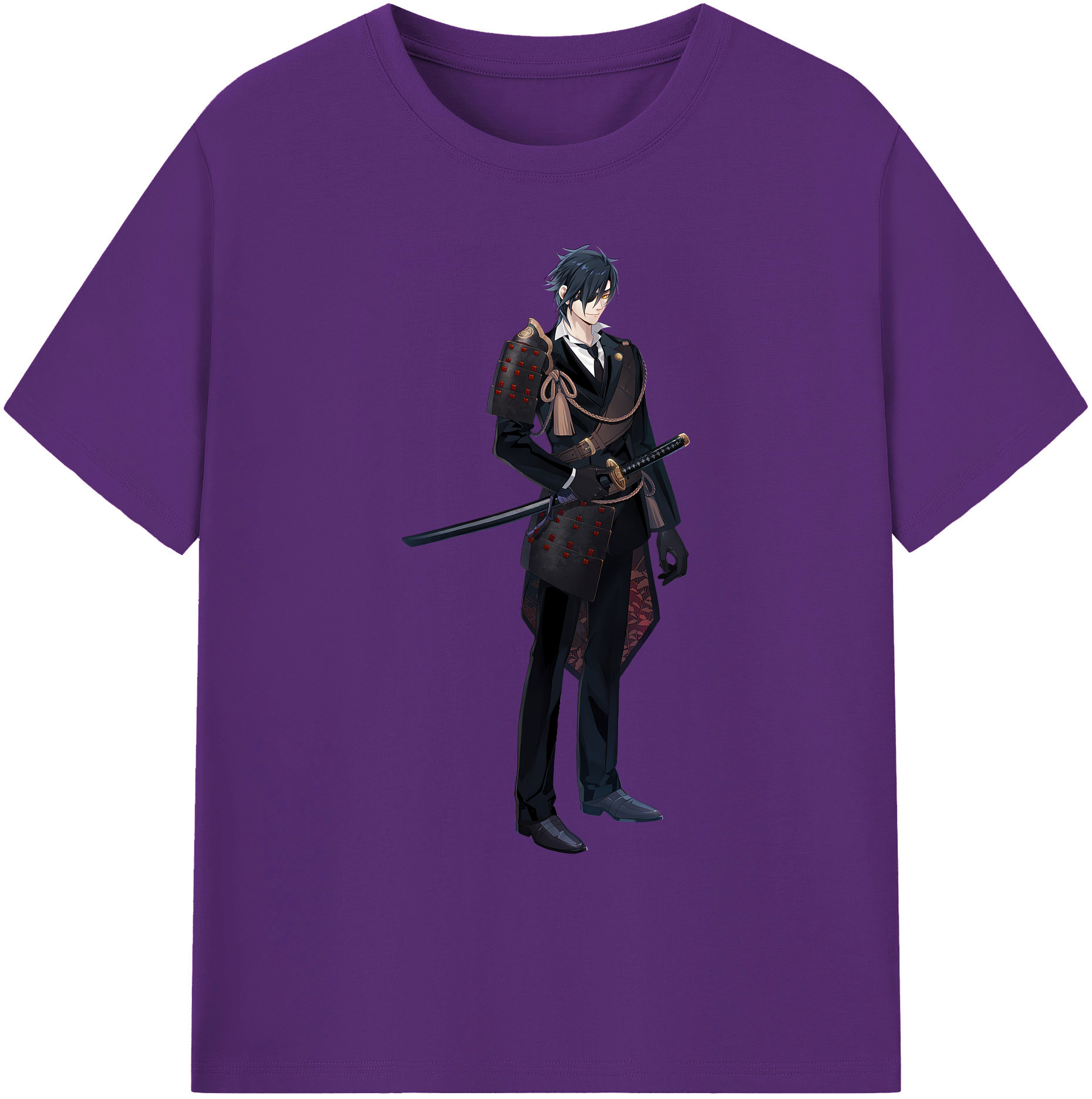 （画像用） 刀剣乱舞 Touken Ranbu 綿100％ メンズ半袖Tシャツ｜肌触りやわらか＆通気性