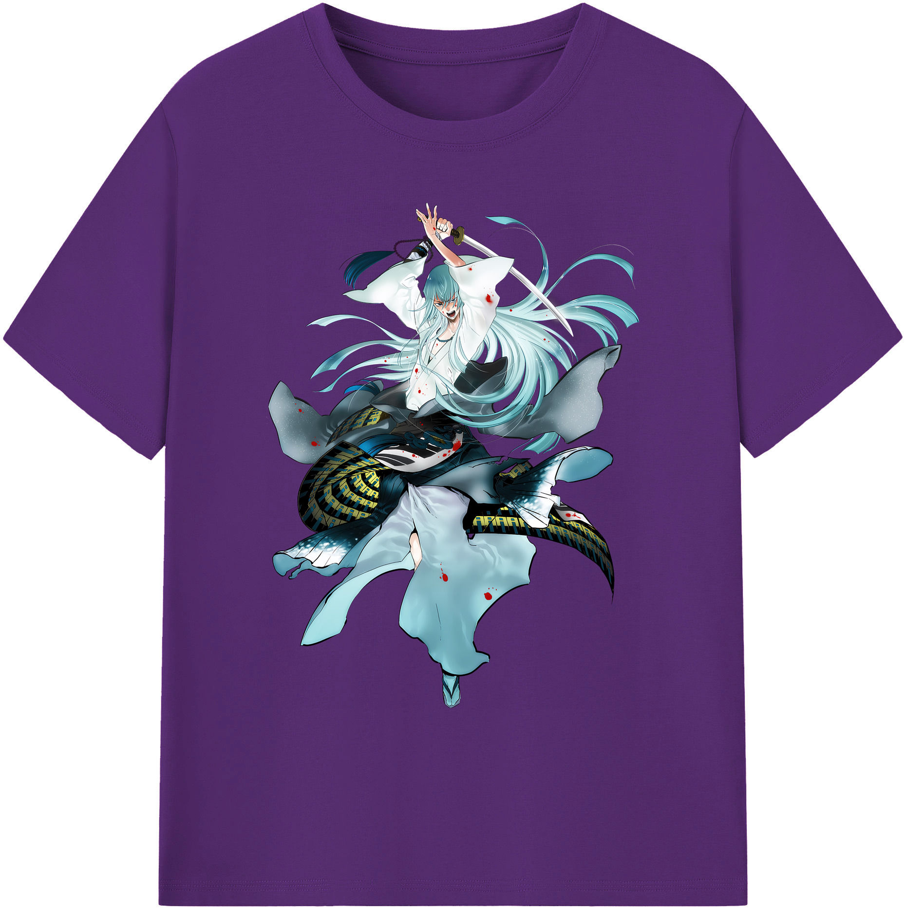 （画像用） 刀剣乱舞 Touken Ranbu 綿100％ メンズ半袖Tシャツ｜肌触りやわらか＆通気性