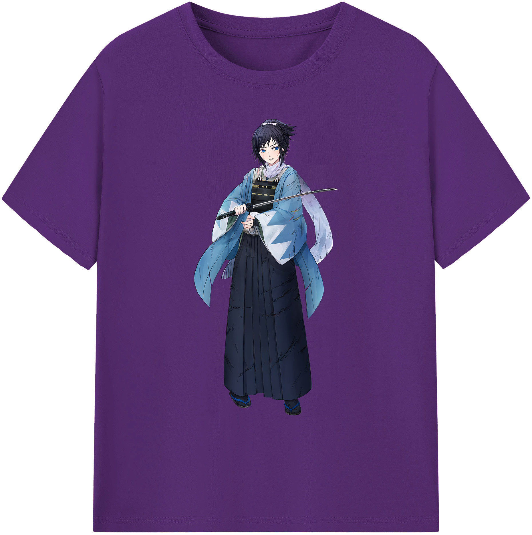 （画像用） 刀剣乱舞 Touken Ranbu 綿100％ メンズ半袖Tシャツ｜肌触りやわらか＆通気性
