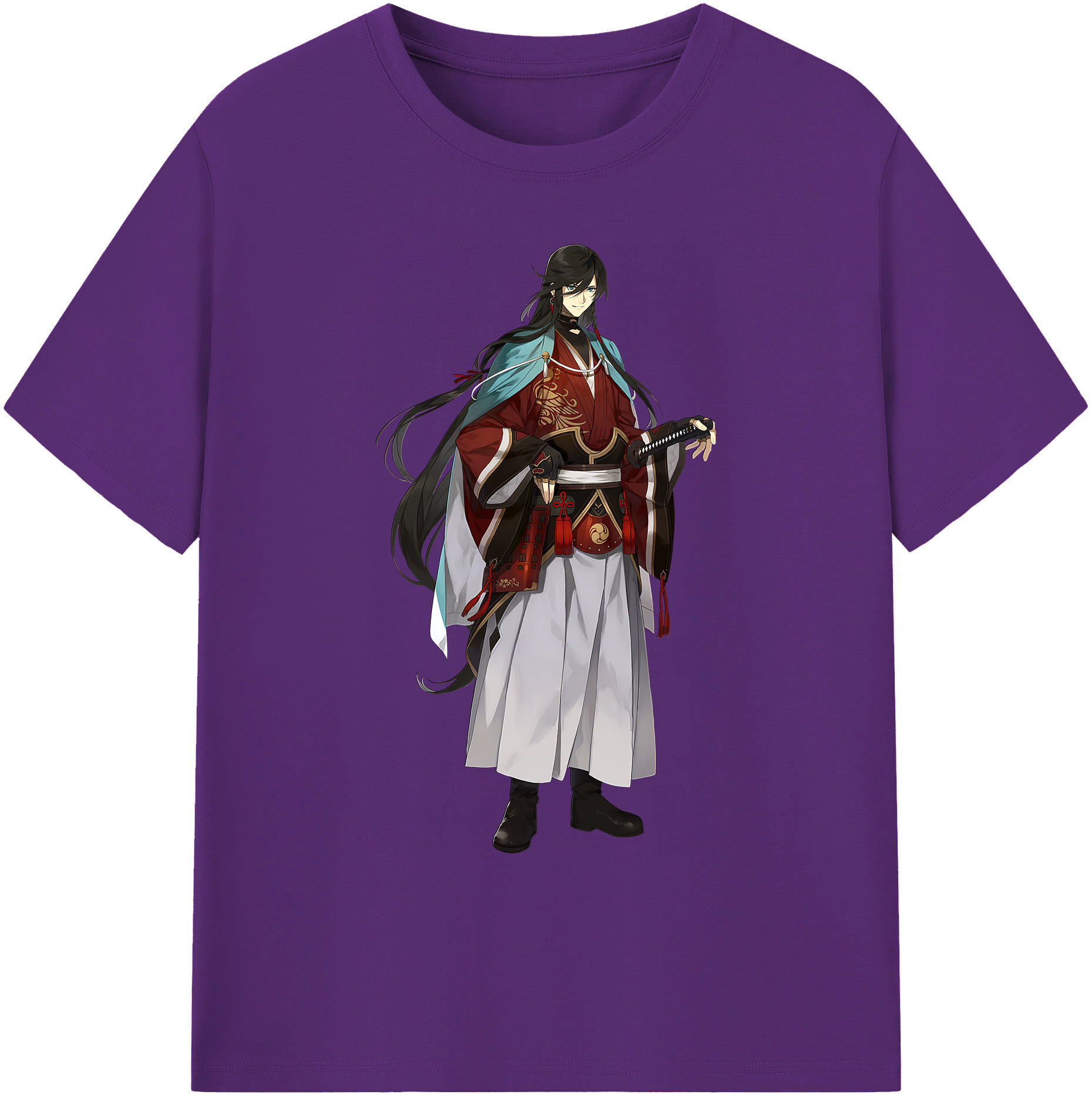 （画像用） 刀剣乱舞 Touken Ranbu 綿100％ メンズ半袖Tシャツ｜肌触りやわらか＆通気性