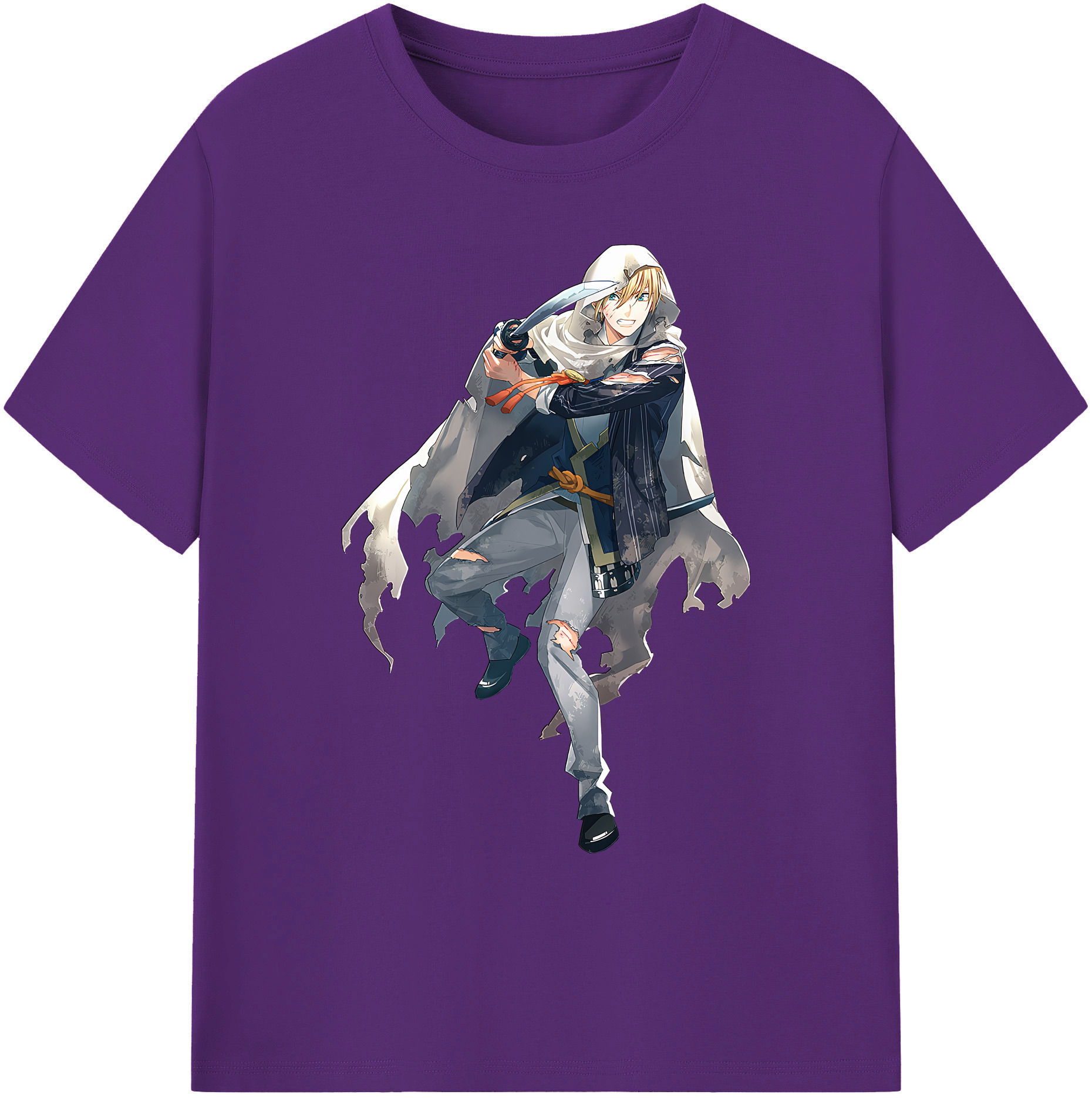 （画像用） 刀剣乱舞 Touken Ranbu 綿100％ メンズ半袖Tシャツ｜肌触りやわらか＆通気性