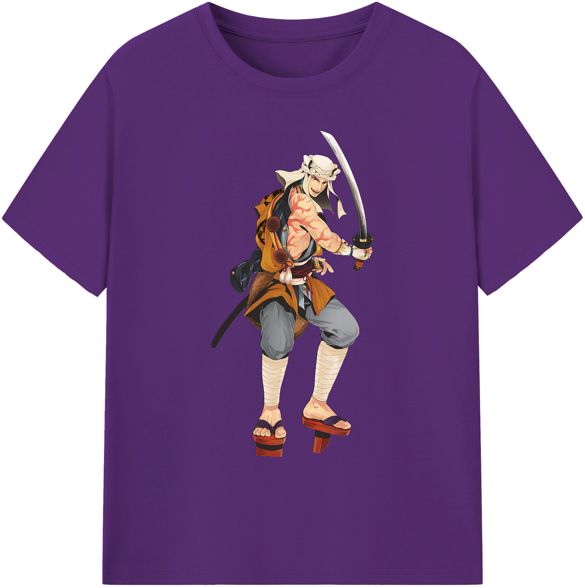 （画像用） 刀剣乱舞 Touken Ranbu 綿100％ メンズ半袖Tシャツ｜肌触りやわらか＆通気性