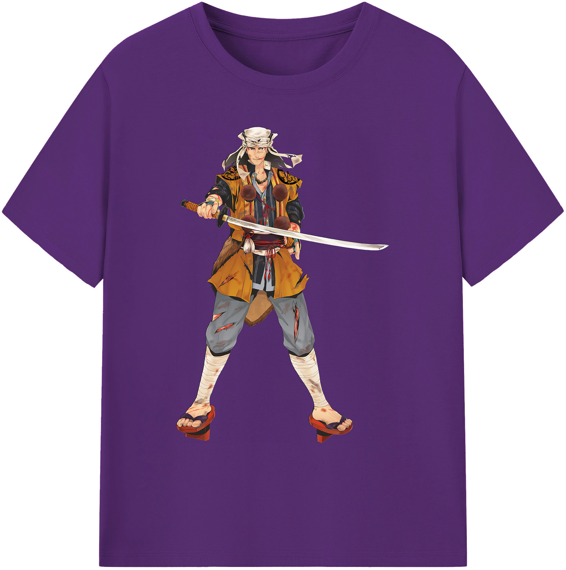 （画像用） 刀剣乱舞 Touken Ranbu 綿100％ メンズ半袖Tシャツ｜肌触りやわらか＆通気性