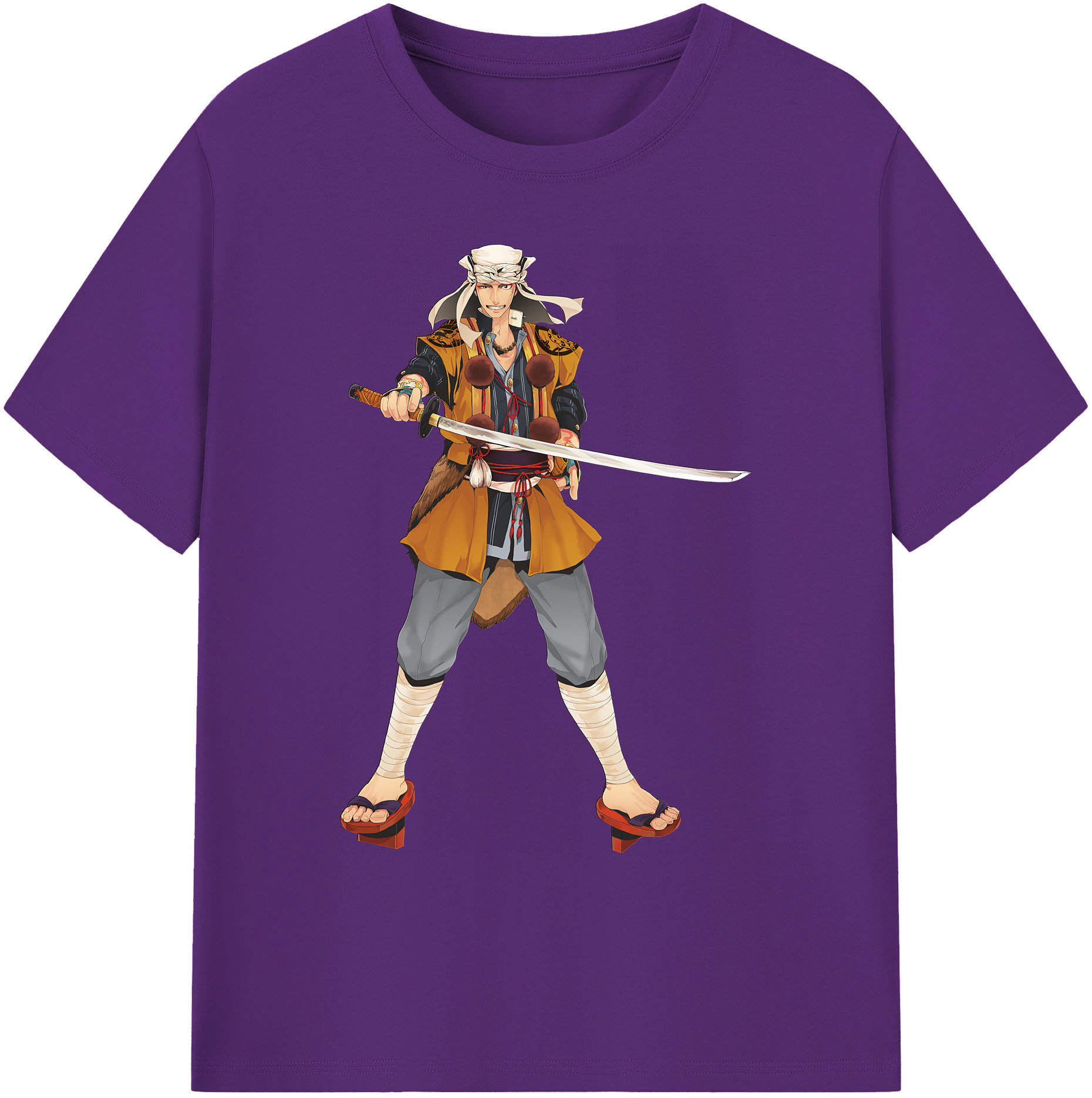 （画像用） 刀剣乱舞 Touken Ranbu 綿100％ メンズ半袖Tシャツ｜肌触りやわらか＆通気性