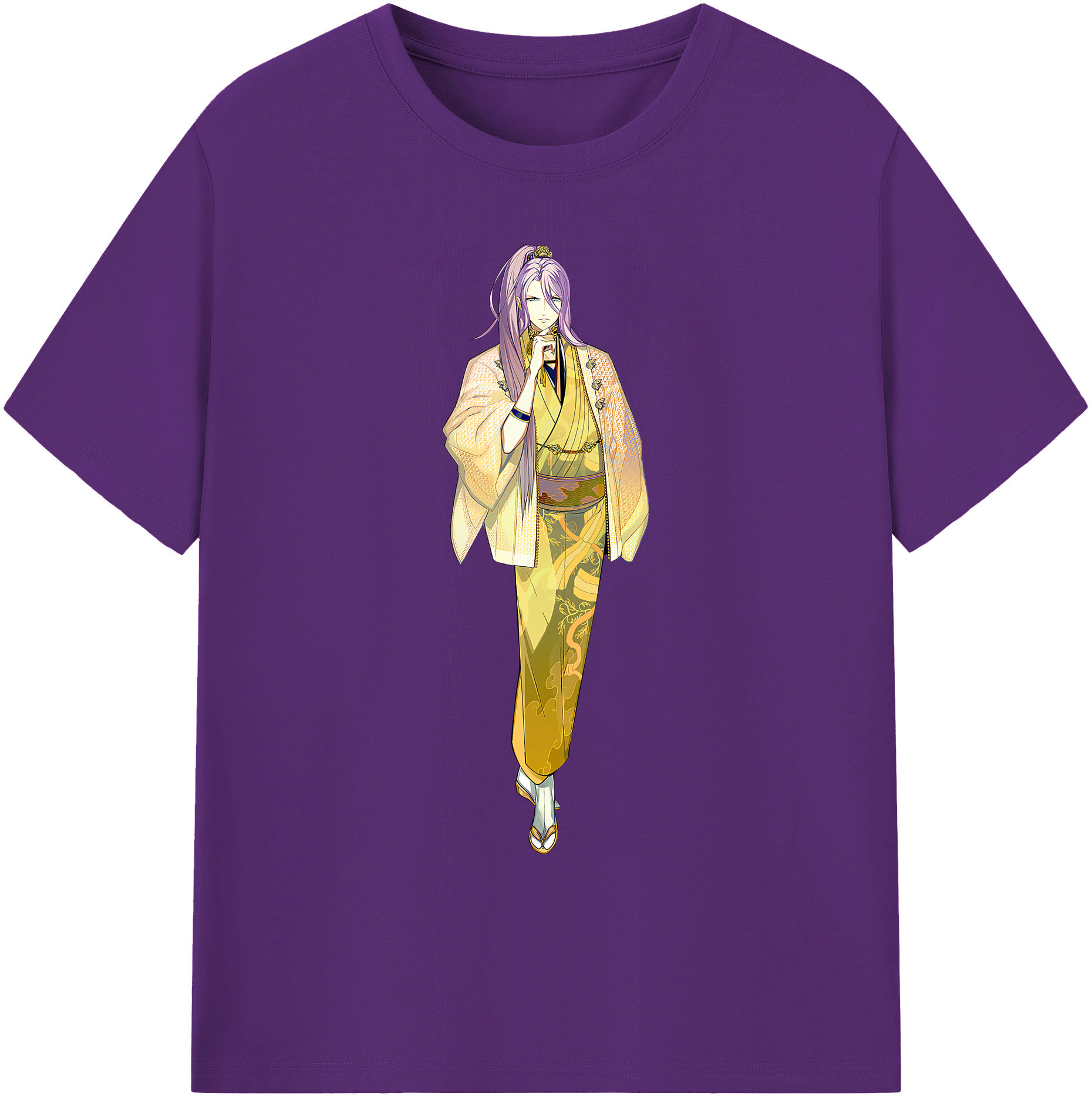（画像用） 刀剣乱舞 Touken Ranbu 綿100％ メンズ半袖Tシャツ｜肌触りやわらか＆通気性