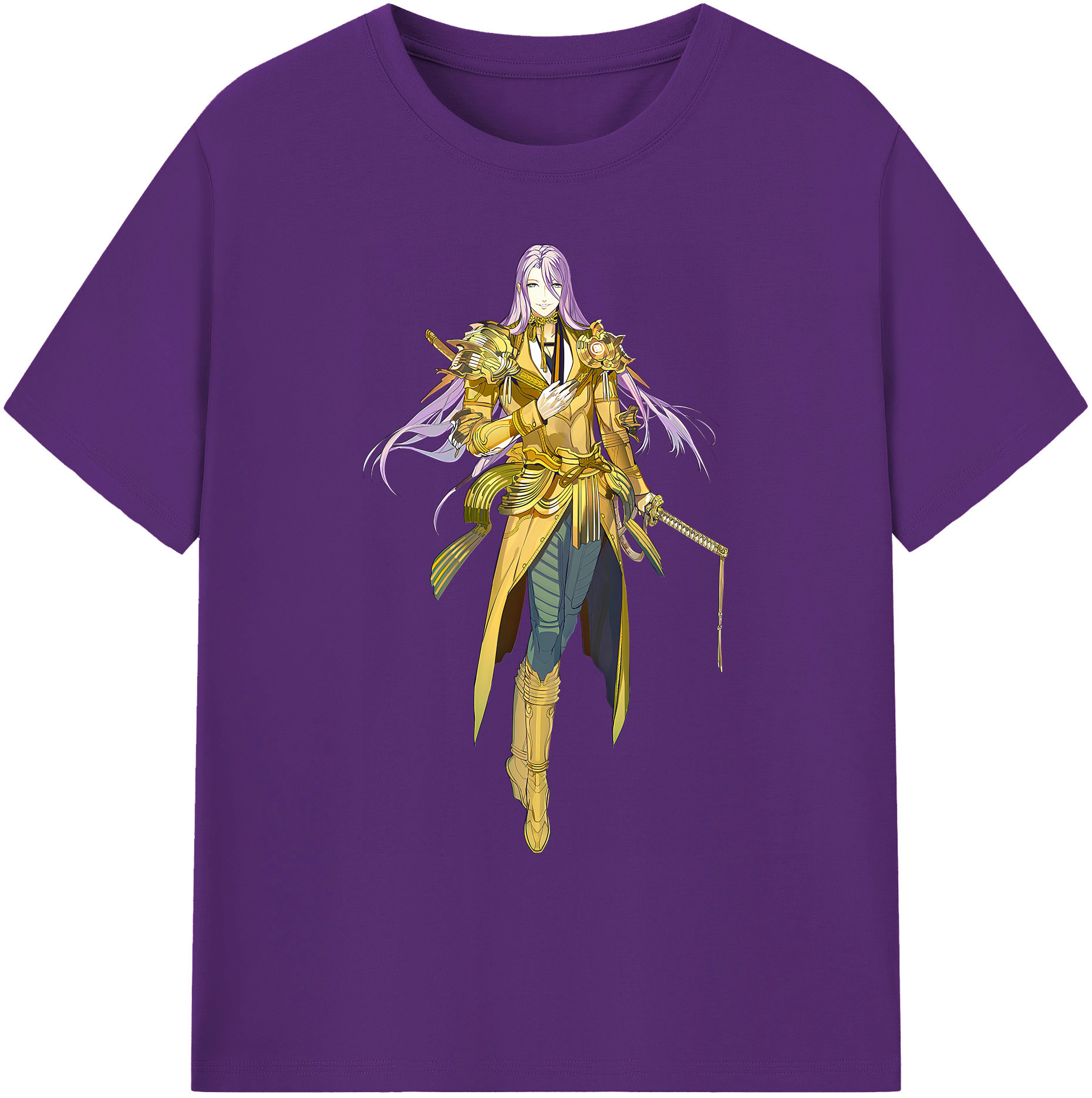 （画像用） 刀剣乱舞 Touken Ranbu 綿100％ メンズ半袖Tシャツ｜肌触りやわらか＆通気性