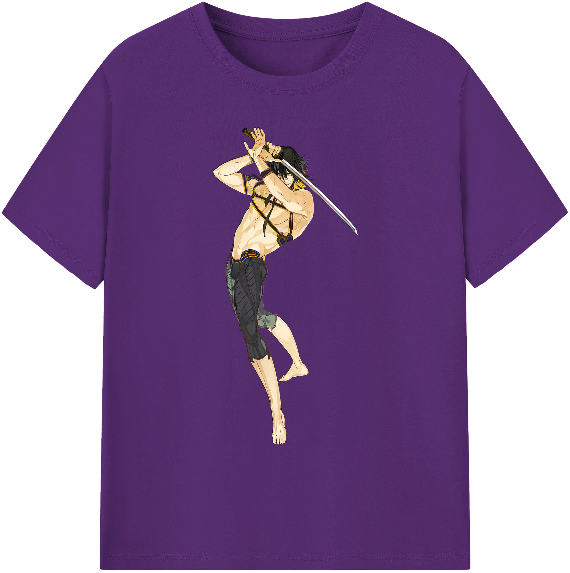 （画像用） 刀剣乱舞 Touken Ranbu 綿100％ メンズ半袖Tシャツ｜肌触りやわらか＆通気性
