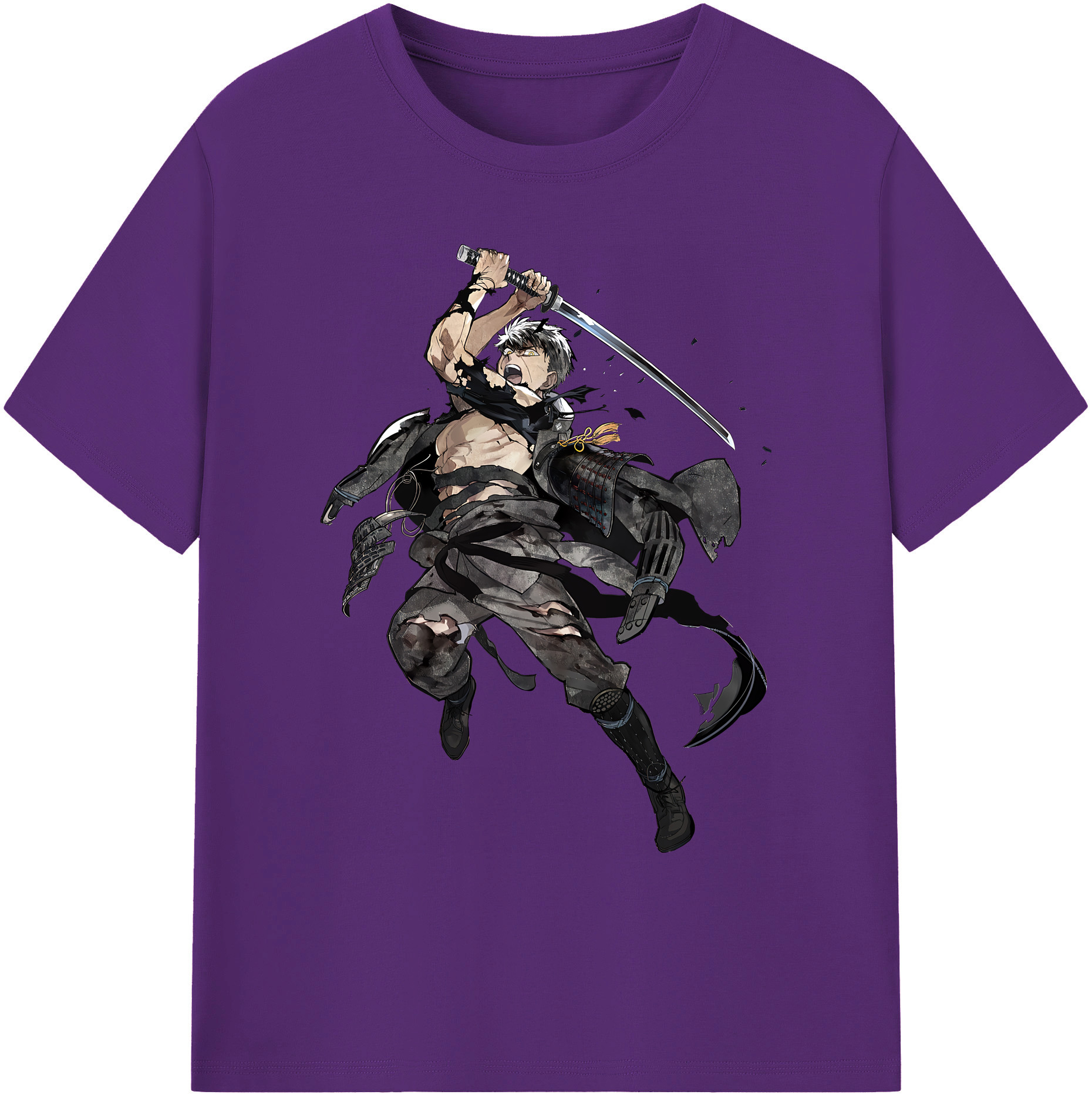 （画像用） 刀剣乱舞 Touken Ranbu 綿100％ メンズ半袖Tシャツ｜肌触りやわらか＆通気性