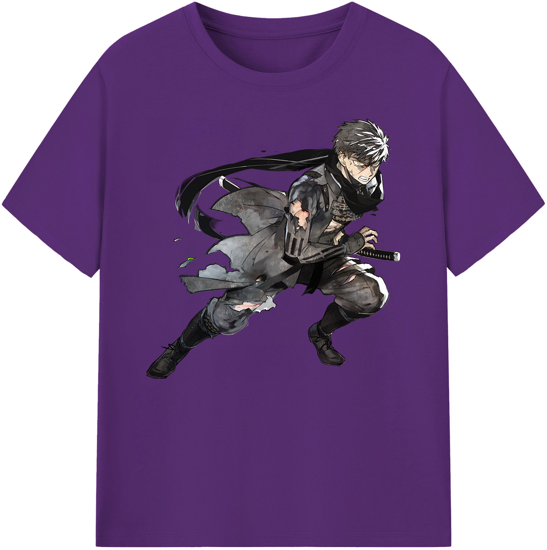 （画像用） 刀剣乱舞 Touken Ranbu 綿100％ メンズ半袖Tシャツ｜肌触りやわらか＆通気性