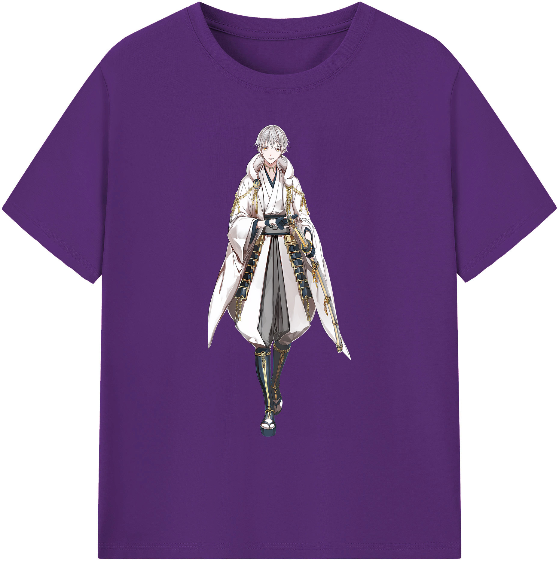 （画像用） 刀剣乱舞 Touken Ranbu 綿100％ メンズ半袖Tシャツ｜肌触りやわらか＆通気性