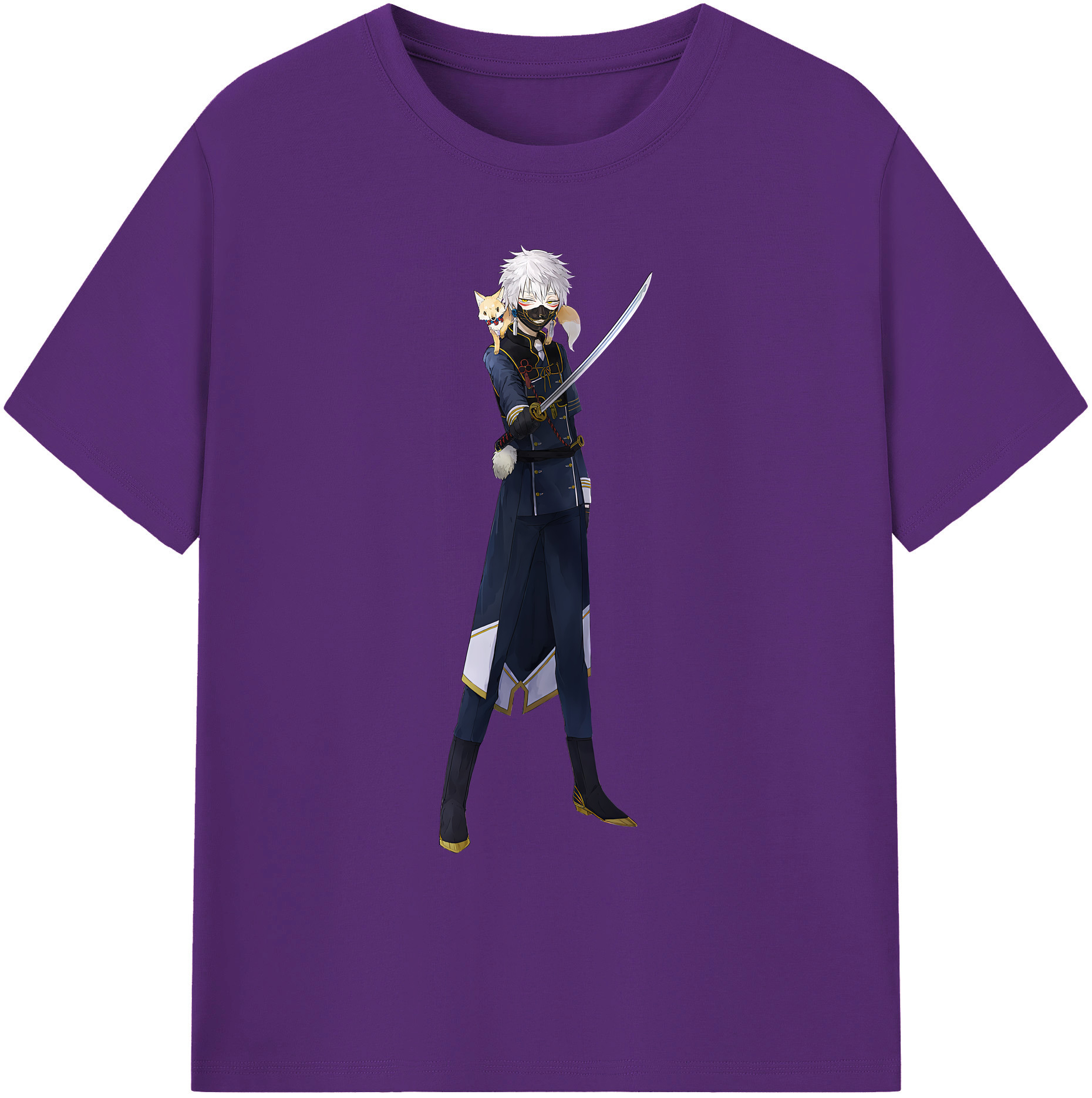 （画像用） 刀剣乱舞 Touken Ranbu 綿100％ メンズ半袖Tシャツ｜肌触りやわらか＆通気性