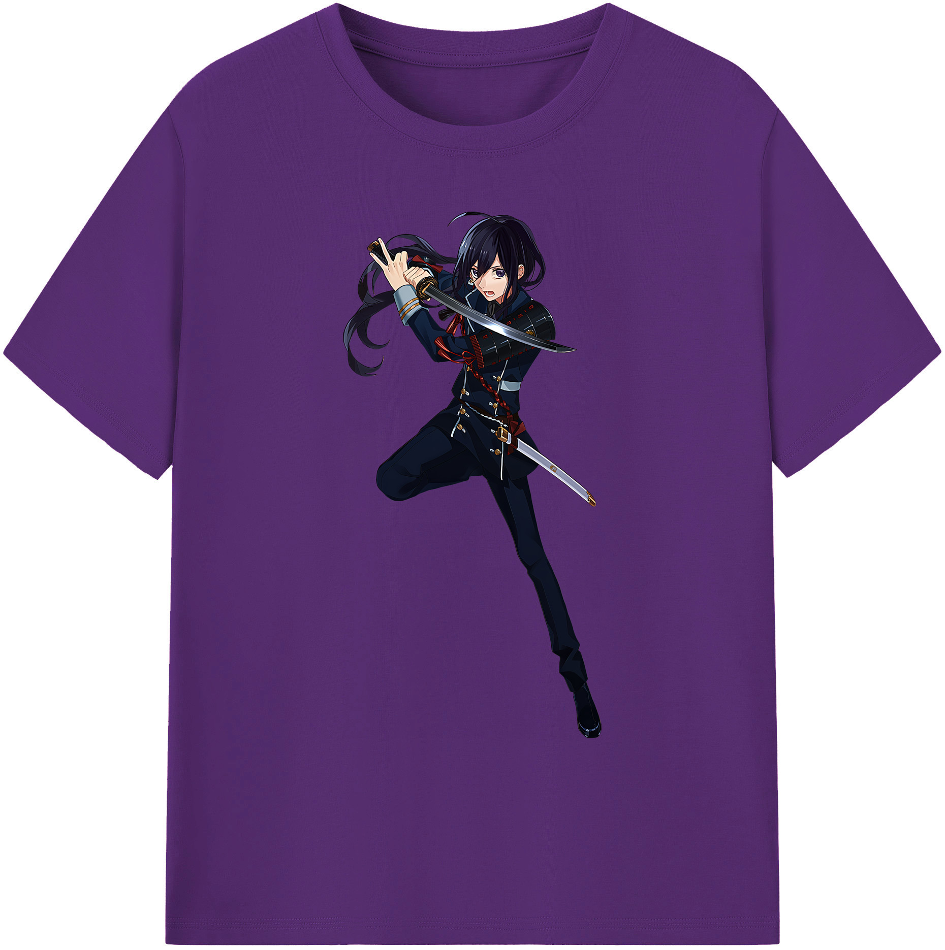 （画像用） 刀剣乱舞 Touken Ranbu 綿100％ メンズ半袖Tシャツ｜肌触りやわらか＆通気性