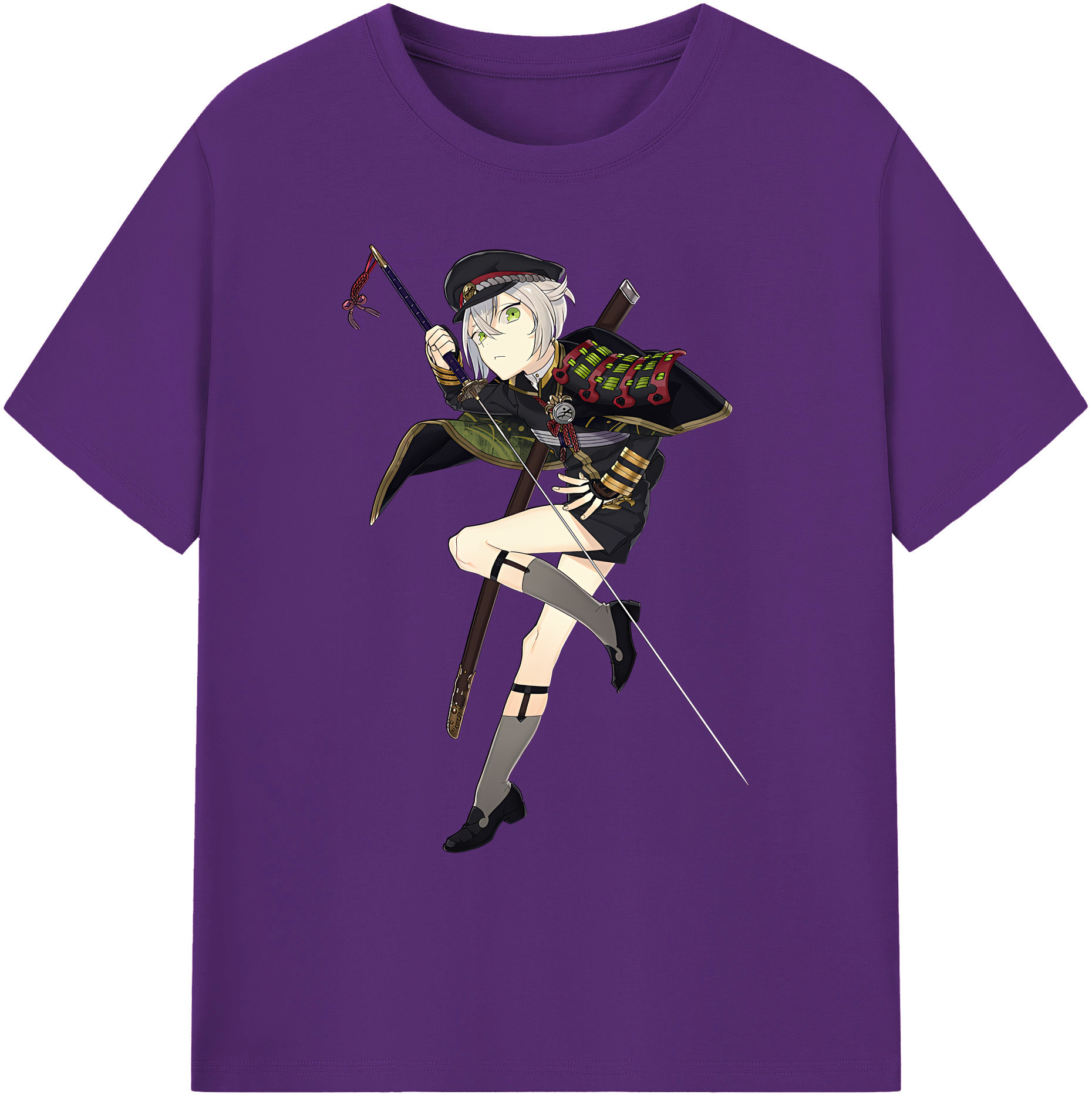 （画像用） 刀剣乱舞 Touken Ranbu 綿100％ メンズ半袖Tシャツ｜肌触りやわらか＆通気性