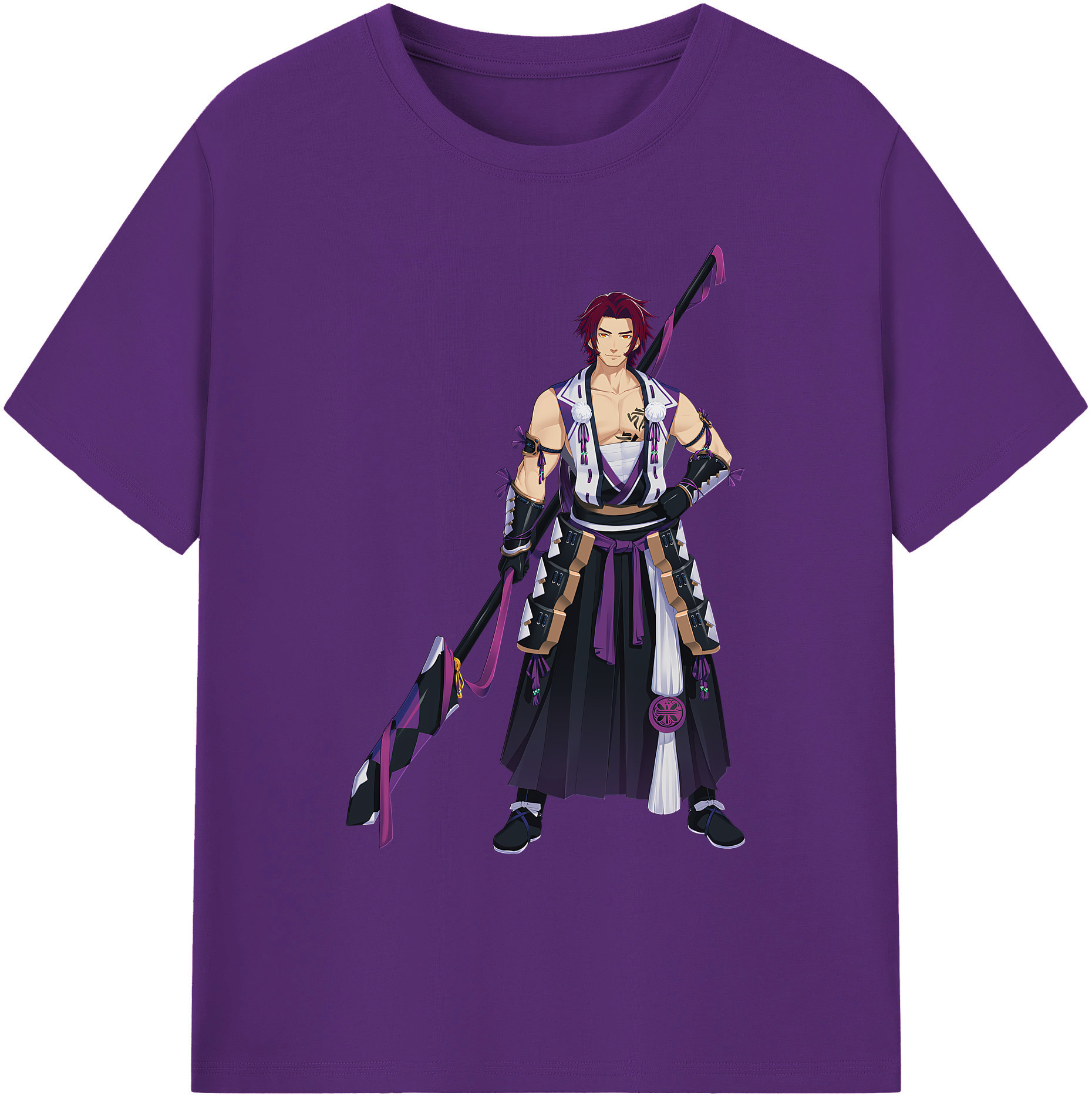 （画像用） 刀剣乱舞 Touken Ranbu 綿100％ メンズ半袖Tシャツ｜肌触りやわらか＆通気性
