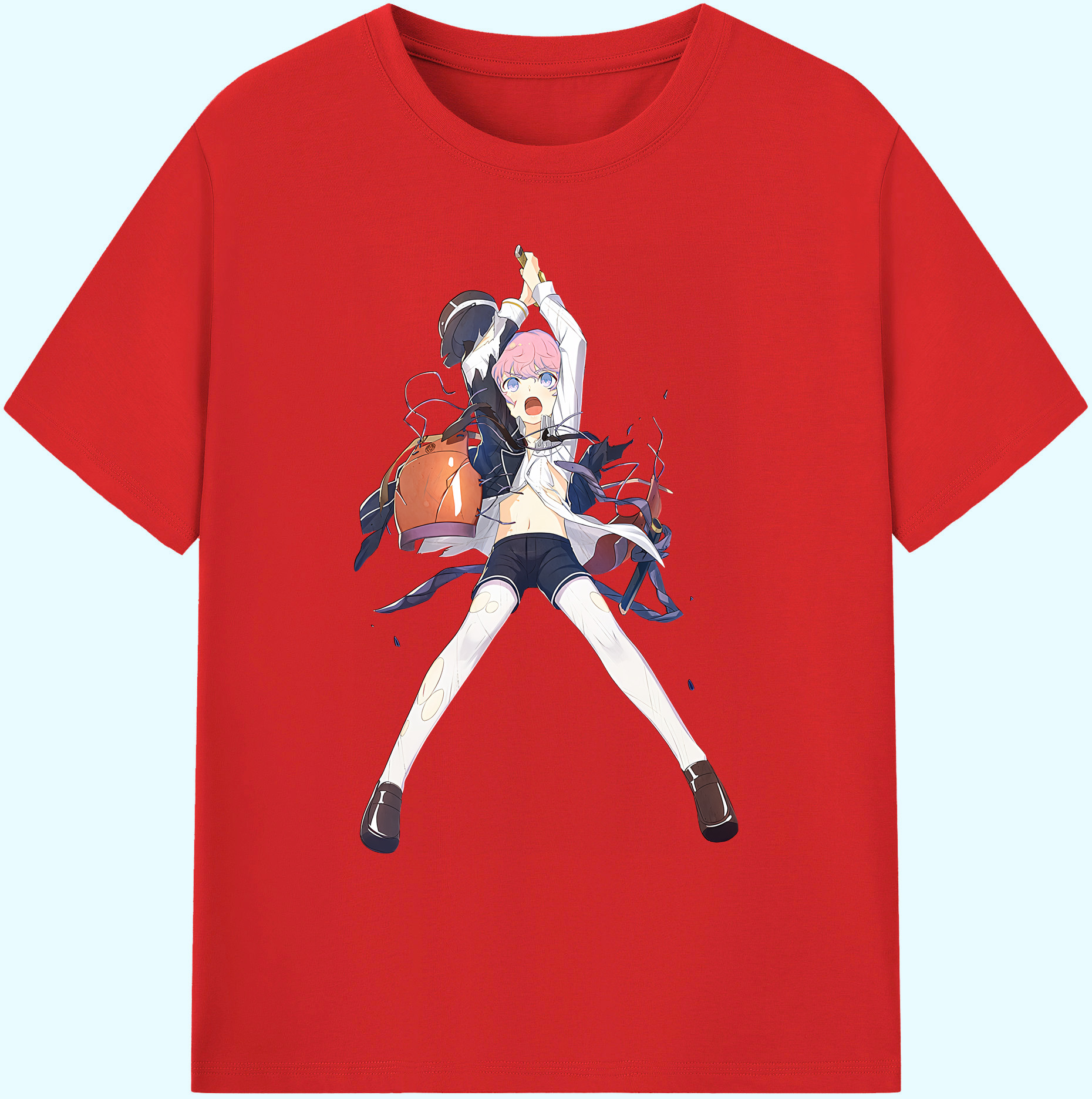 （画像用） 刀剣乱舞 Touken Ranbu 綿100％ メンズ半袖Tシャツ｜肌触りやわらか＆通気性