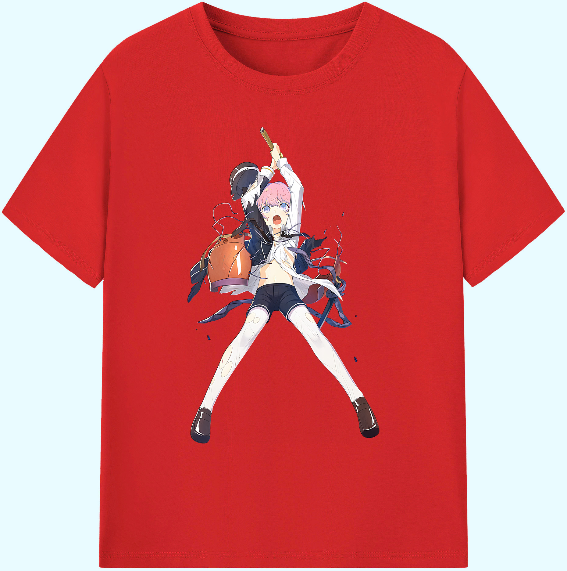 （画像用） 刀剣乱舞 Touken Ranbu 綿100％ メンズ半袖Tシャツ｜肌触りやわらか＆通気性