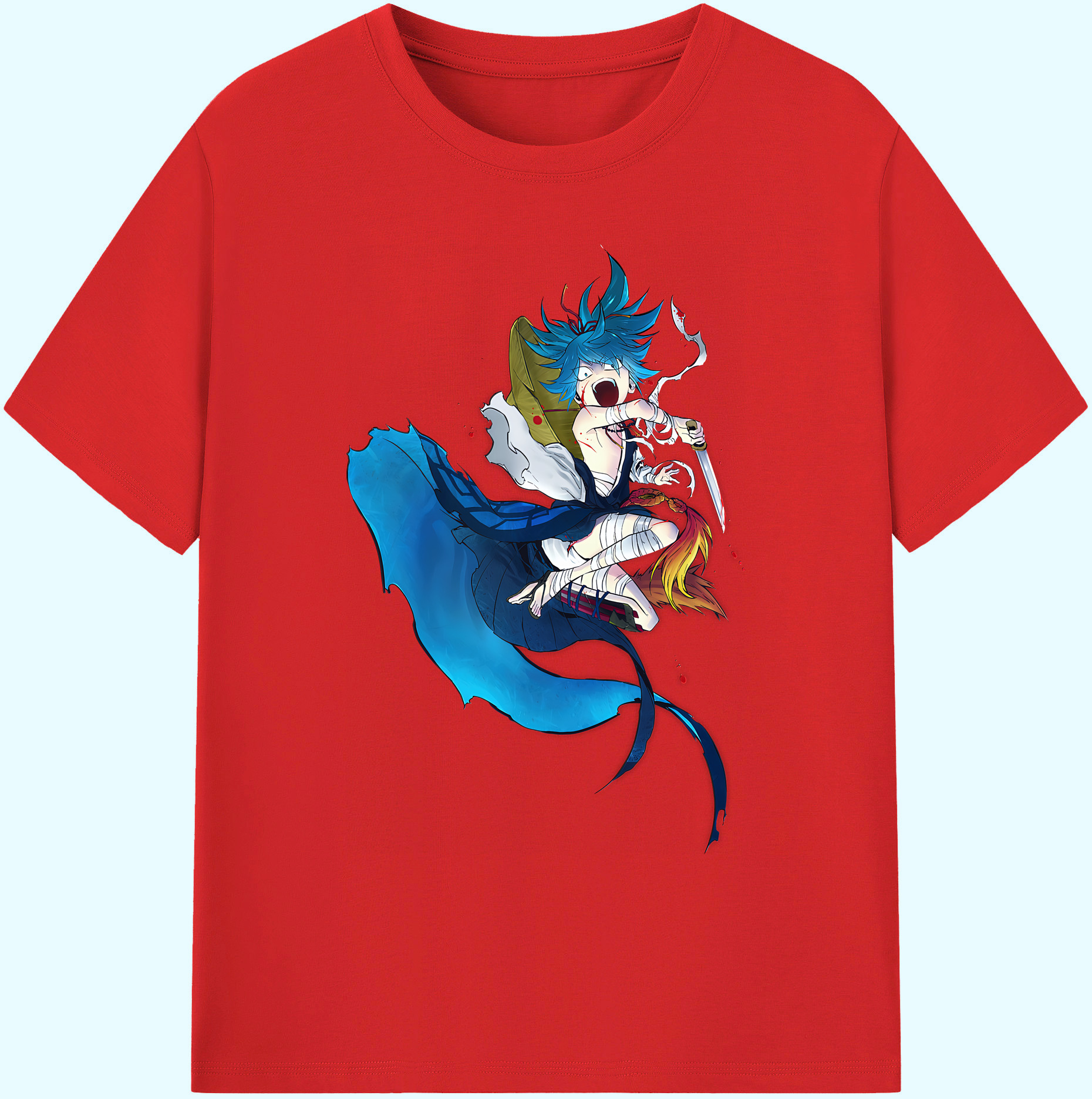 （画像用） 刀剣乱舞 Touken Ranbu 綿100％ メンズ半袖Tシャツ｜肌触りやわらか＆通気性