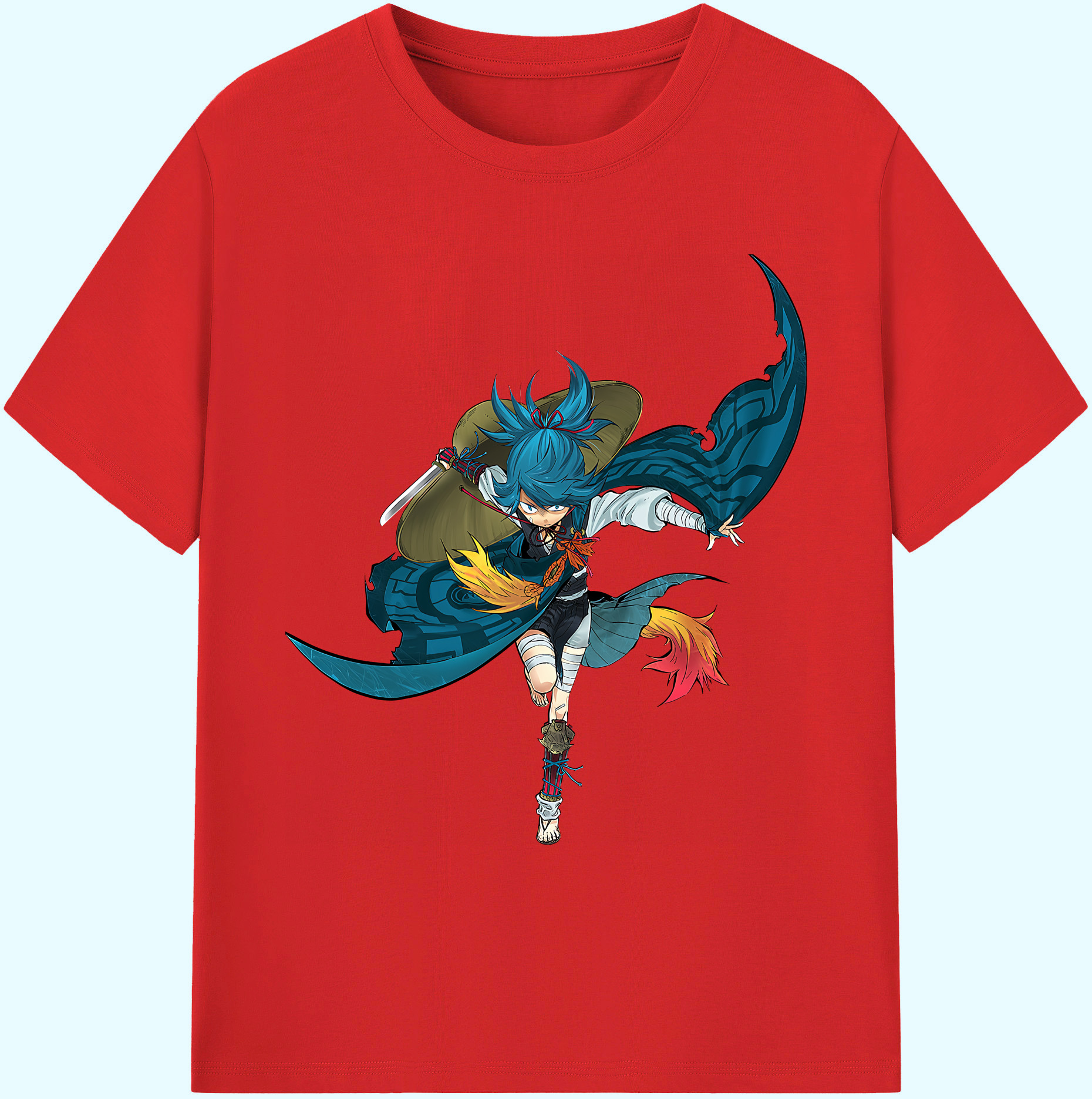 （画像用） 刀剣乱舞 Touken Ranbu 綿100％ メンズ半袖Tシャツ｜肌触りやわらか＆通気性