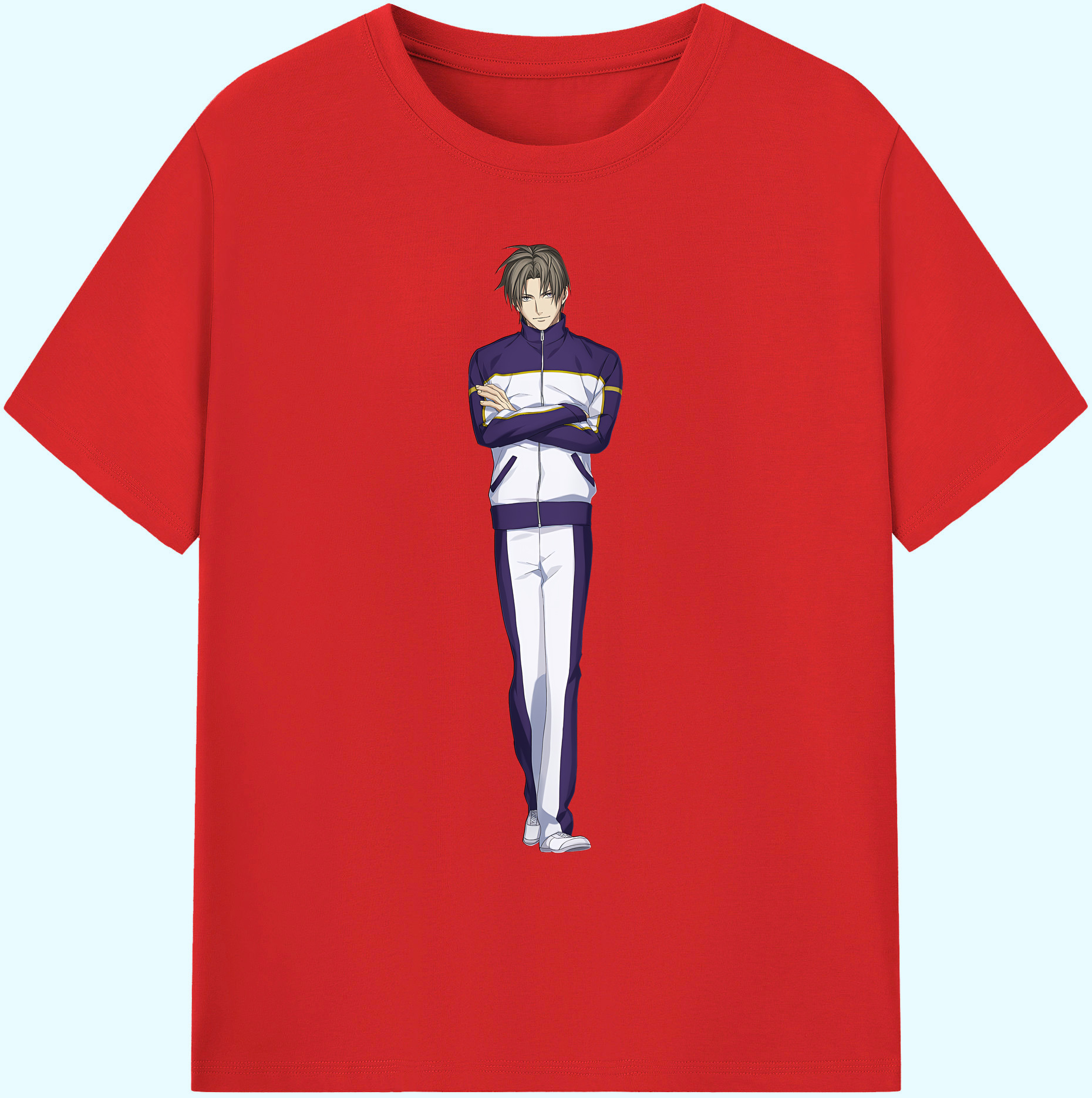 （画像用） 刀剣乱舞 Touken Ranbu 綿100％ メンズ半袖Tシャツ｜肌触りやわらか＆通気性
