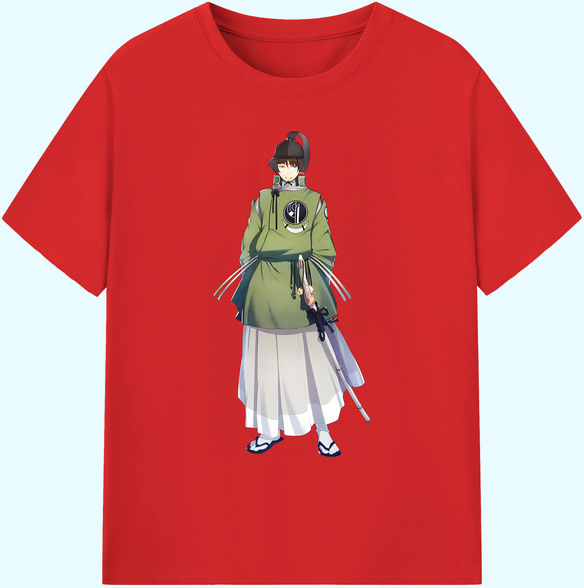 （画像用） 刀剣乱舞 Touken Ranbu 綿100％ メンズ半袖Tシャツ｜肌触りやわらか＆通気性