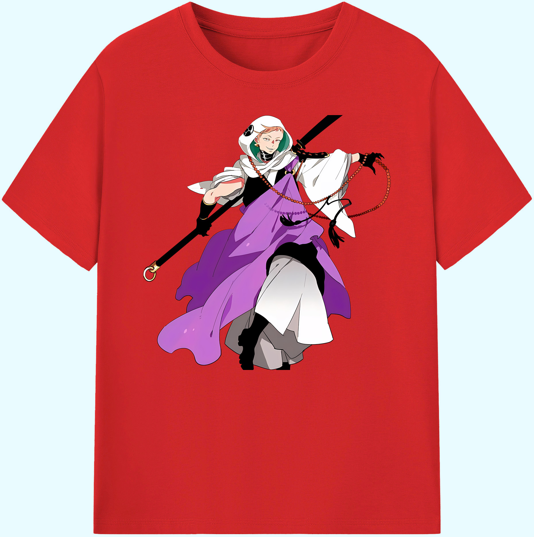 （画像用） 刀剣乱舞 Touken Ranbu 綿100％ メンズ半袖Tシャツ｜肌触りやわらか＆通気性
