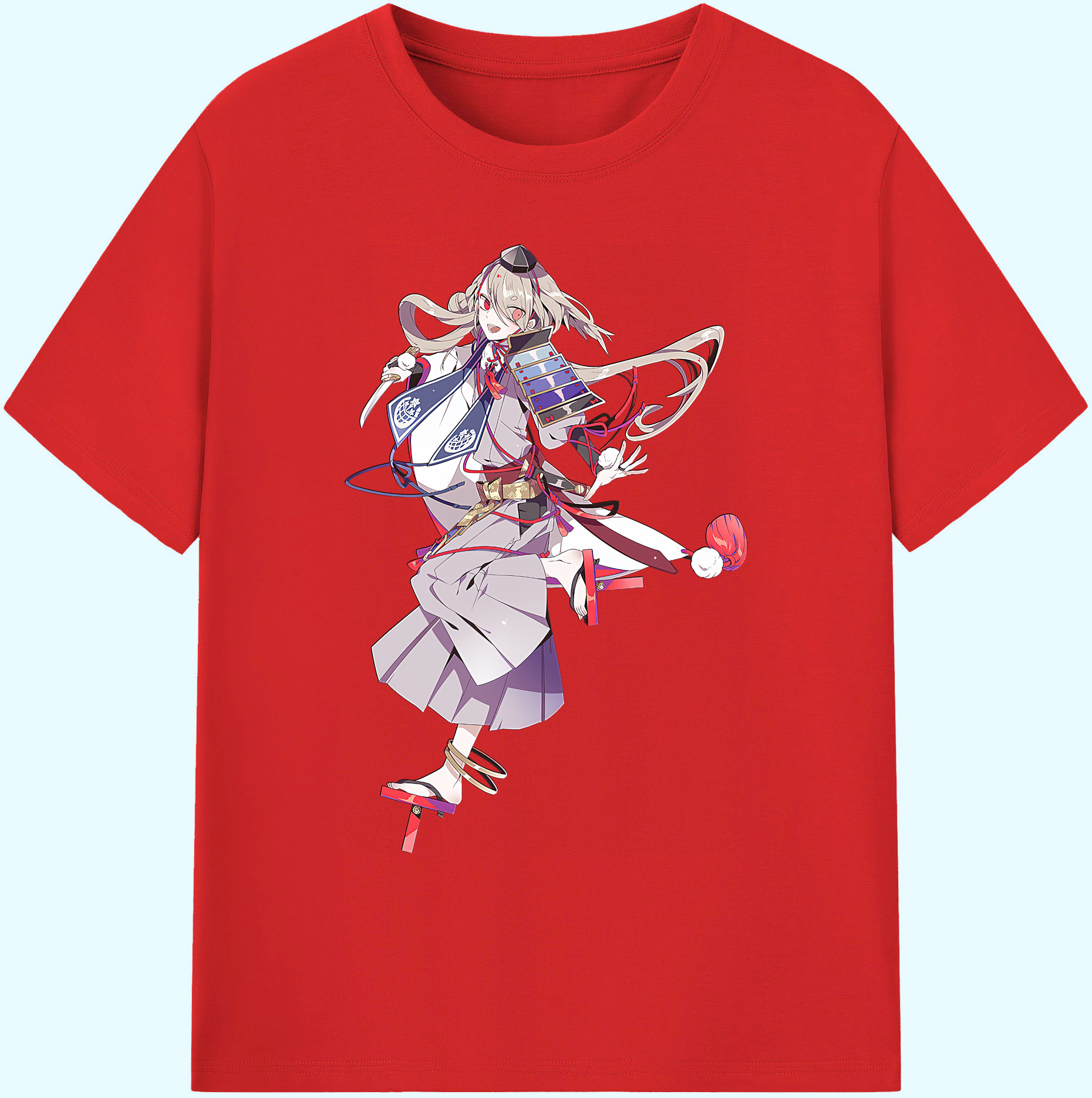 （画像用） 刀剣乱舞 Touken Ranbu 綿100％ メンズ半袖Tシャツ｜肌触りやわらか＆通気性