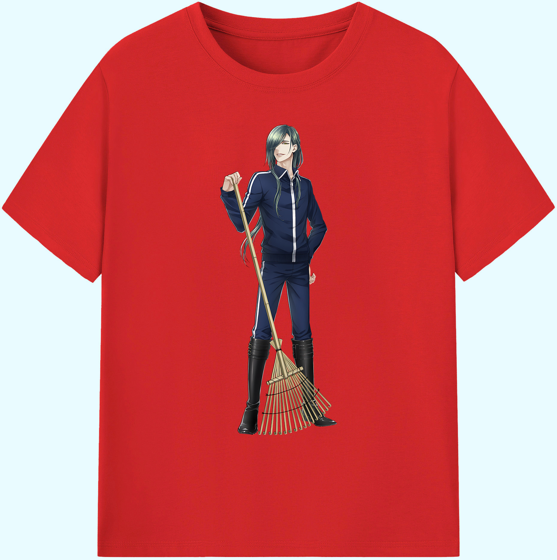 （画像用） 刀剣乱舞 Touken Ranbu 綿100％ メンズ半袖Tシャツ｜肌触りやわらか＆通気性