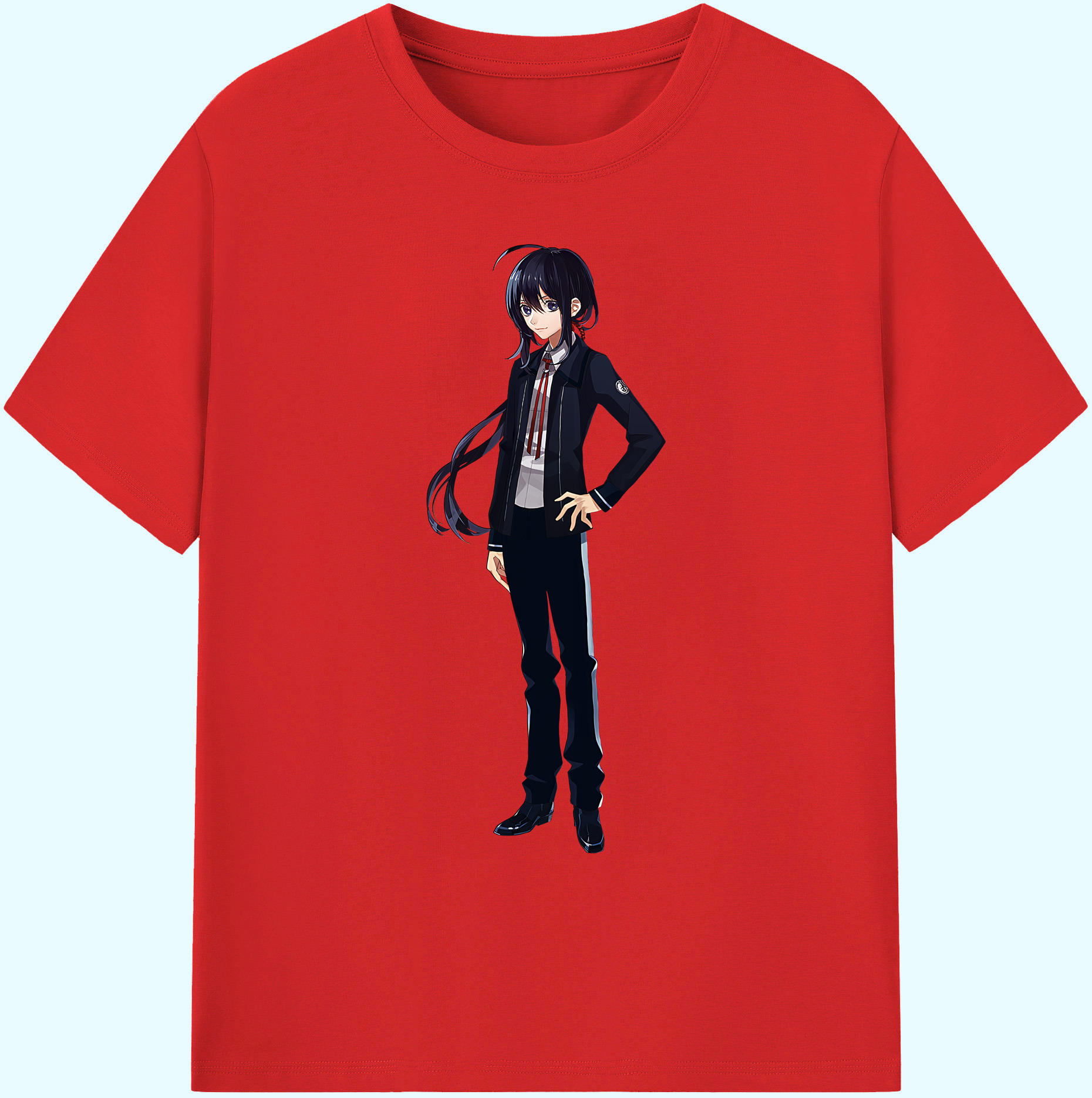 （画像用） 刀剣乱舞 Touken Ranbu 綿100％ メンズ半袖Tシャツ｜肌触りやわらか＆通気性