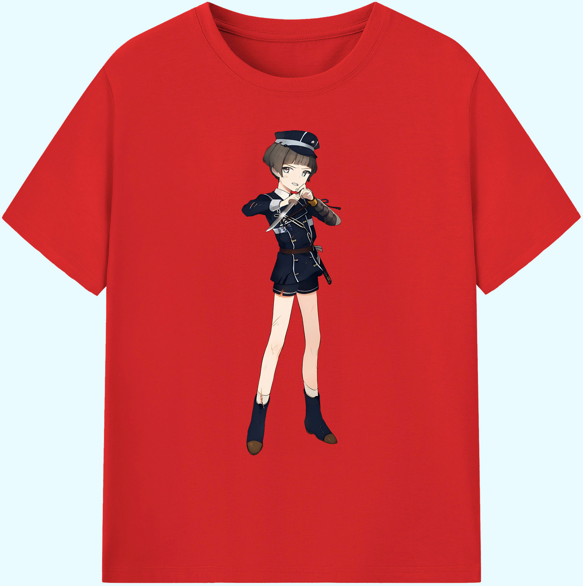 （画像用） 刀剣乱舞 Touken Ranbu 綿100％ メンズ半袖Tシャツ｜肌触りやわらか＆通気性