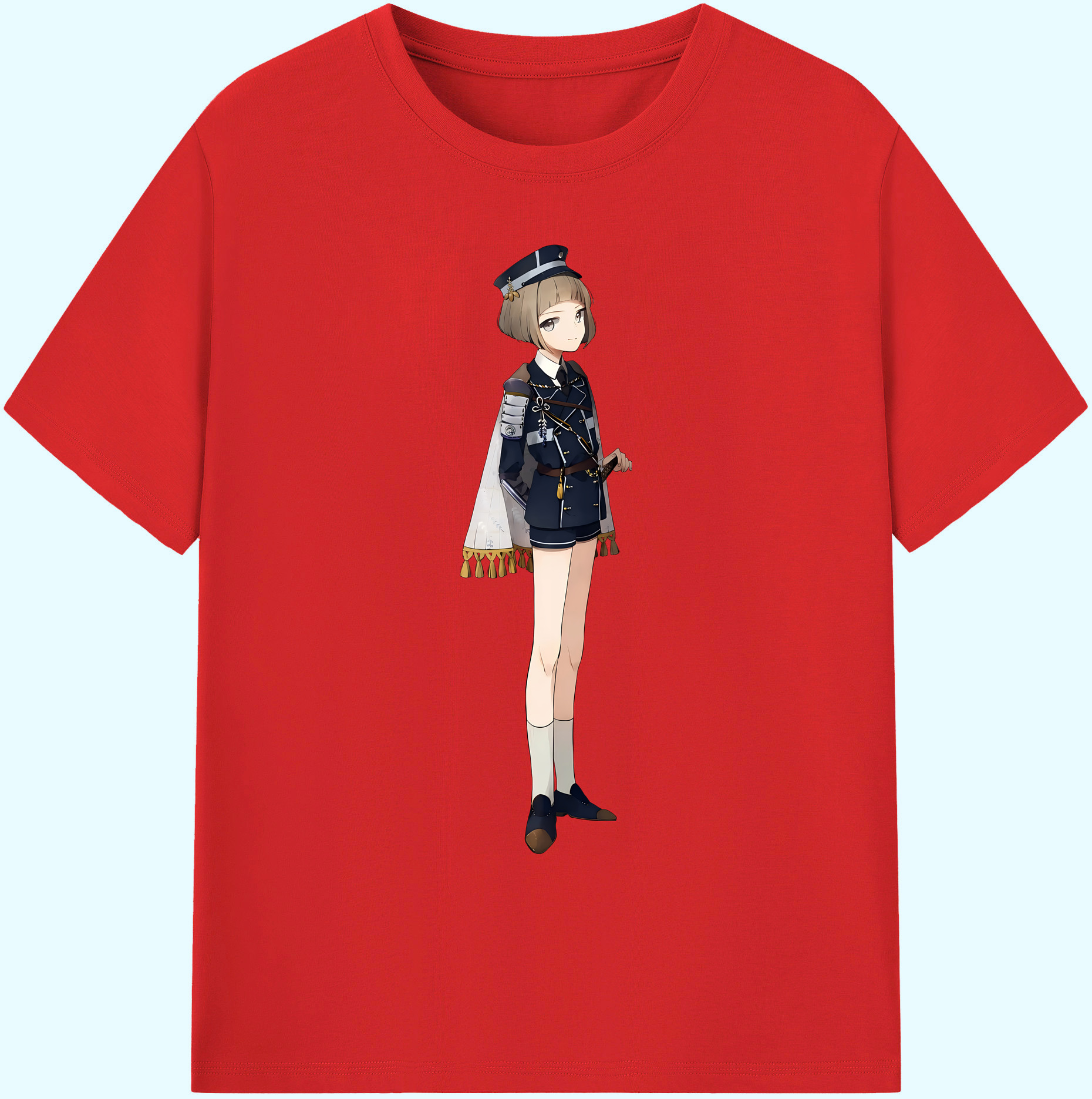 （画像用） 刀剣乱舞 Touken Ranbu 綿100％ メンズ半袖Tシャツ｜肌触りやわらか＆通気性
