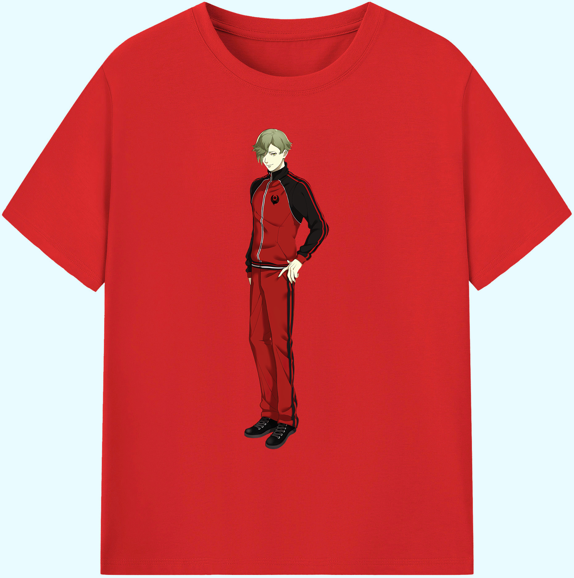 （画像用） 刀剣乱舞 Touken Ranbu 綿100％ メンズ半袖Tシャツ｜肌触りやわらか＆通気性