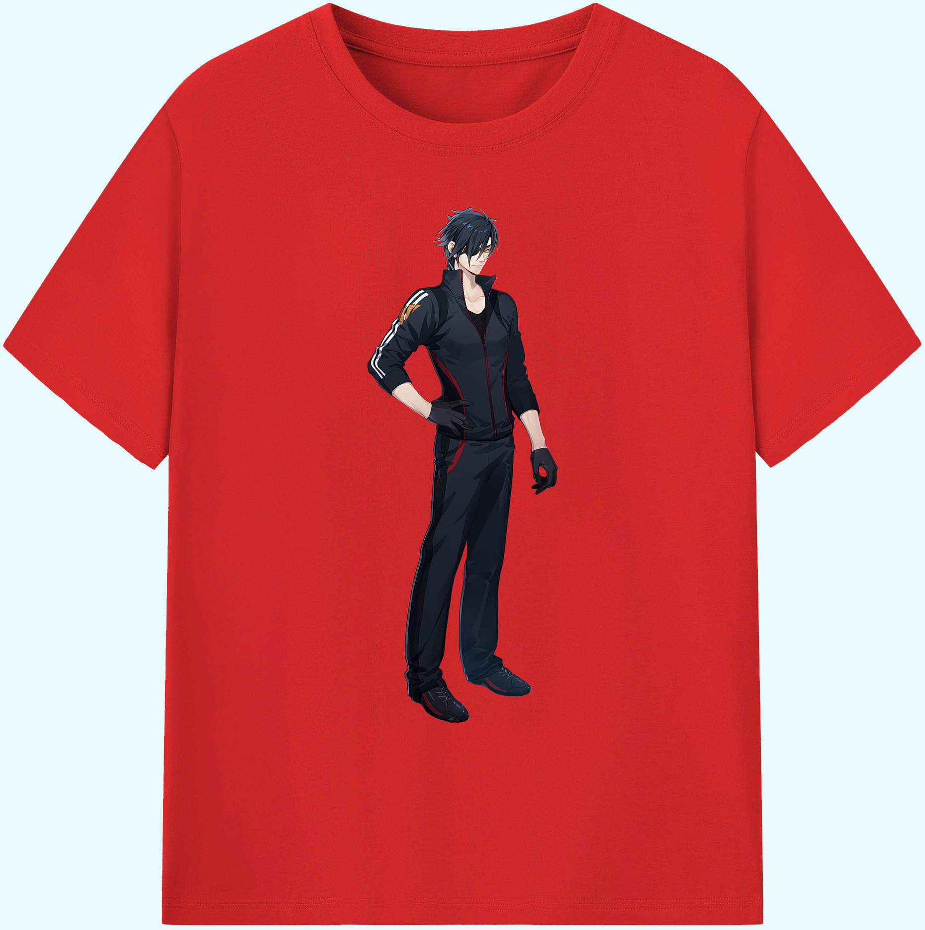 （画像用） 刀剣乱舞 Touken Ranbu 綿100％ メンズ半袖Tシャツ｜肌触りやわらか＆通気性