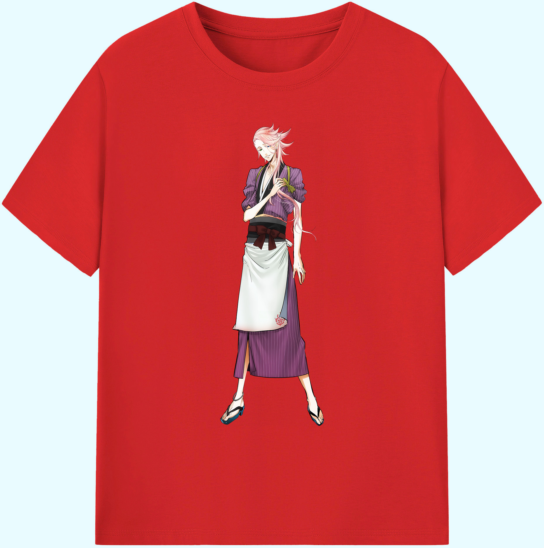 （画像用） 刀剣乱舞 Touken Ranbu 綿100％ メンズ半袖Tシャツ｜肌触りやわらか＆通気性