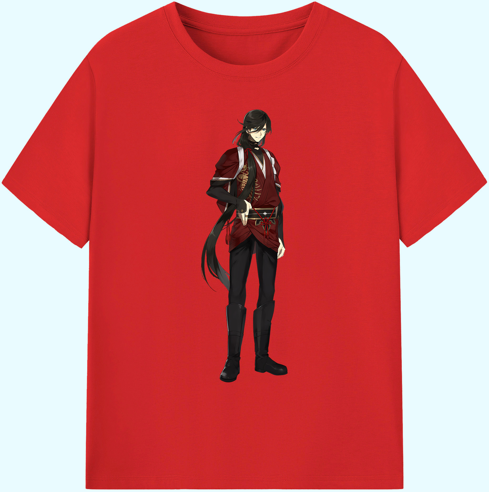（画像用） 刀剣乱舞 Touken Ranbu 綿100％ メンズ半袖Tシャツ｜肌触りやわらか＆通気性