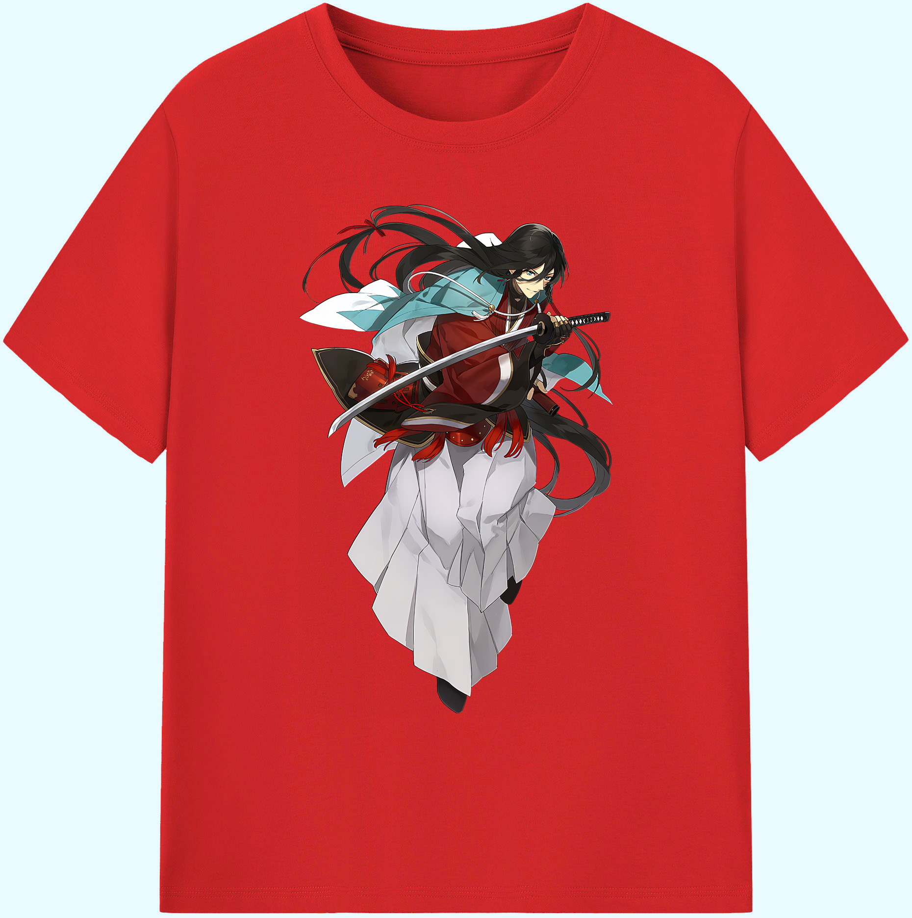 （画像用） 刀剣乱舞 Touken Ranbu 綿100％ メンズ半袖Tシャツ｜肌触りやわらか＆通気性