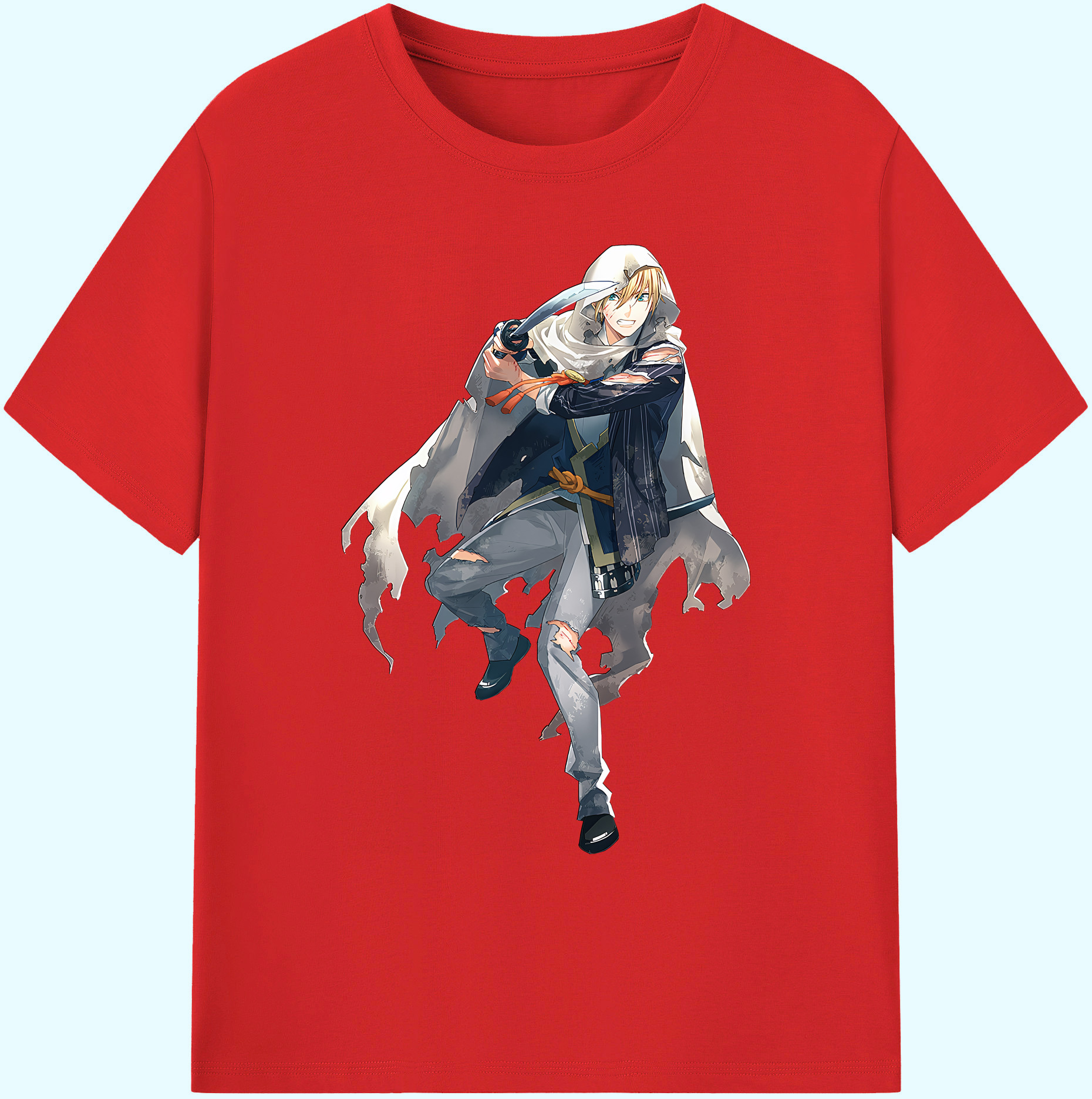 （画像用） 刀剣乱舞 Touken Ranbu 綿100％ メンズ半袖Tシャツ｜肌触りやわらか＆通気性