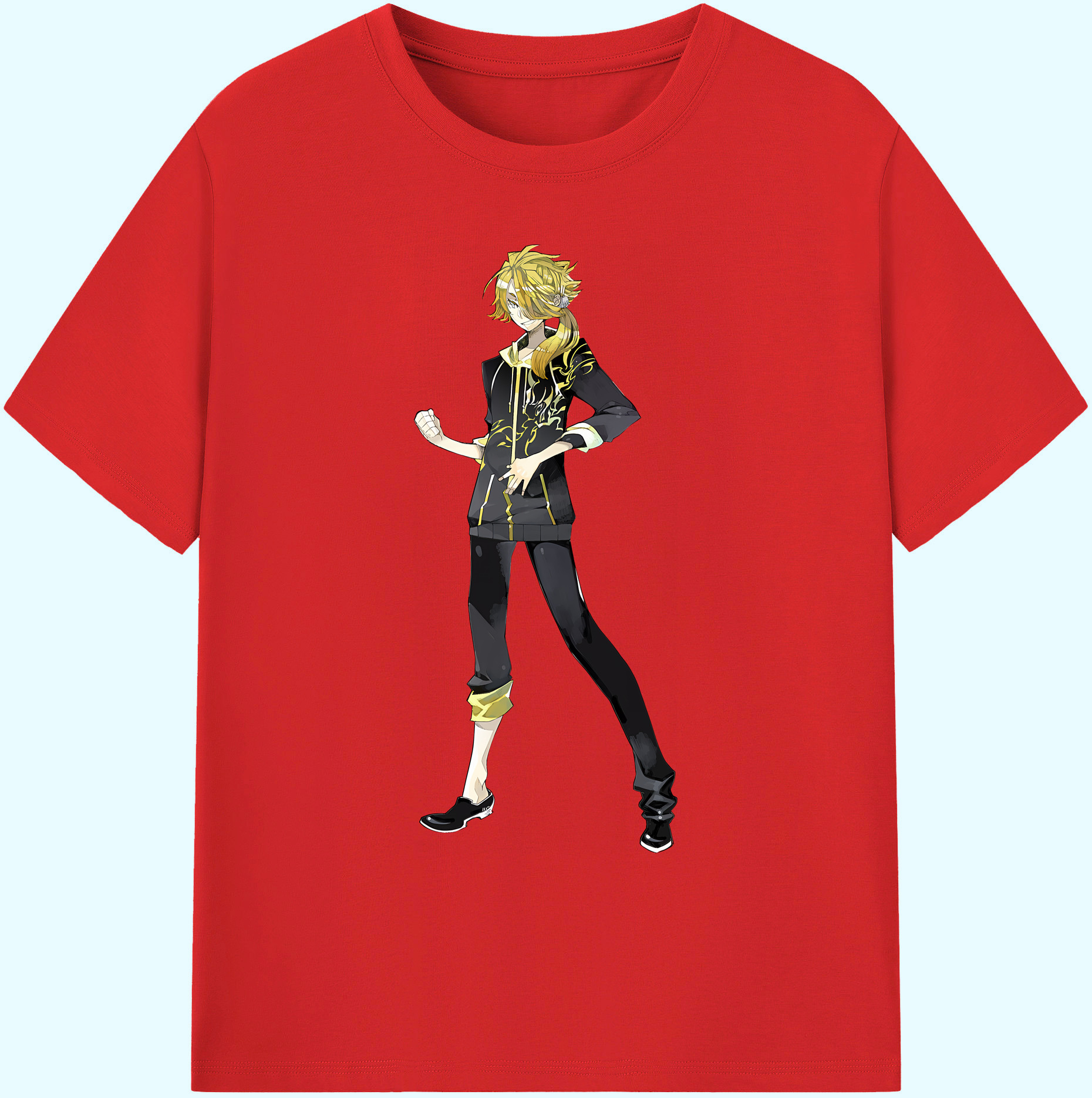 （画像用） 刀剣乱舞 Touken Ranbu 綿100％ メンズ半袖Tシャツ｜肌触りやわらか＆通気性
