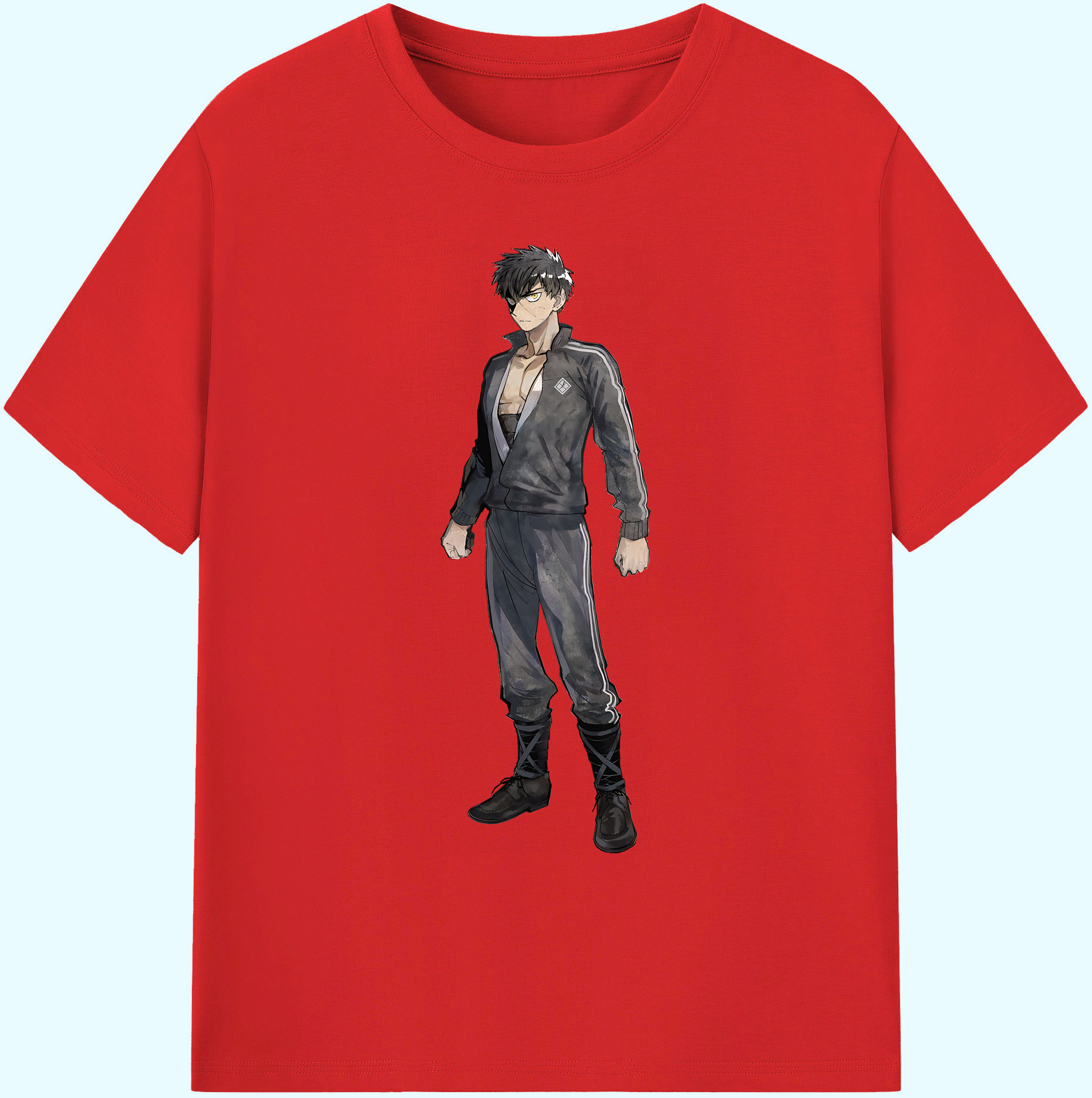（画像用） 刀剣乱舞 Touken Ranbu 綿100％ メンズ半袖Tシャツ｜肌触りやわらか＆通気性