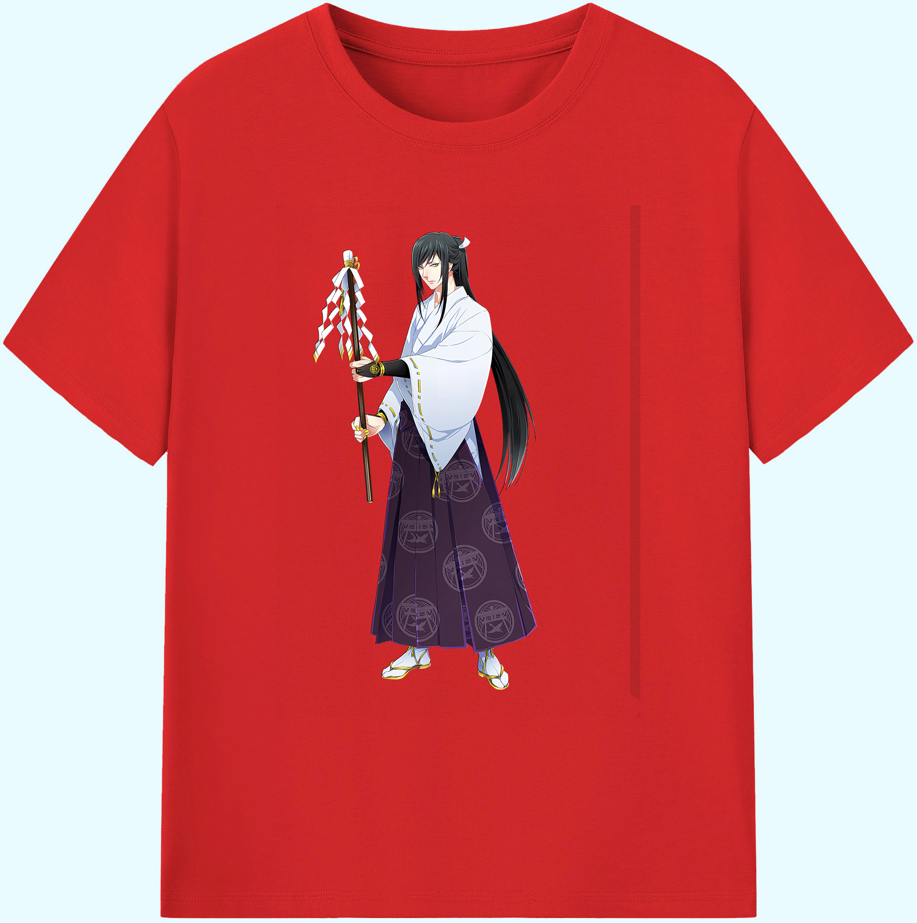 （画像用） 刀剣乱舞 Touken Ranbu 綿100％ メンズ半袖Tシャツ｜肌触りやわらか＆通気性