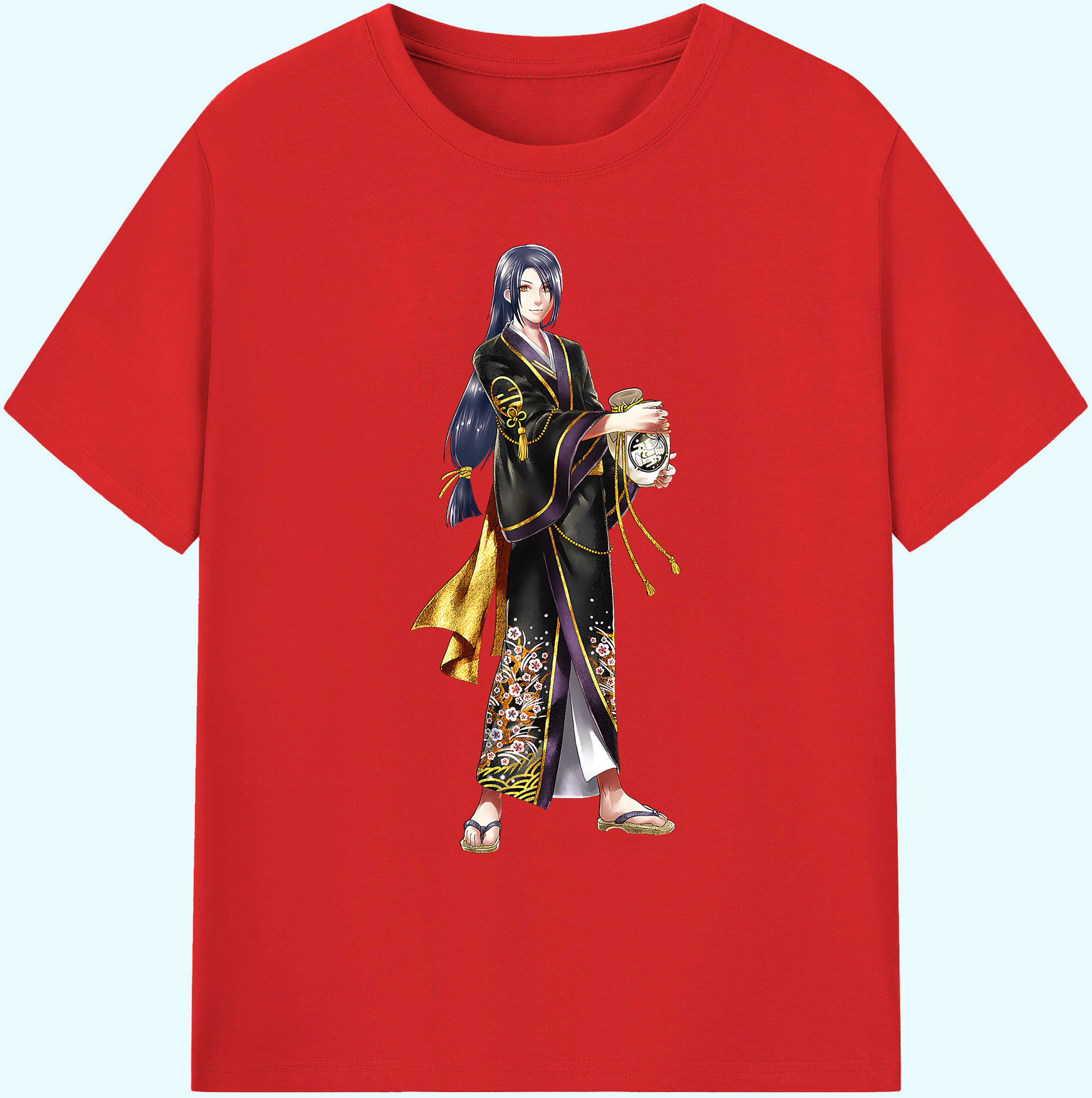 （画像用） 刀剣乱舞 Touken Ranbu 綿100％ メンズ半袖Tシャツ｜肌触りやわらか＆通気性