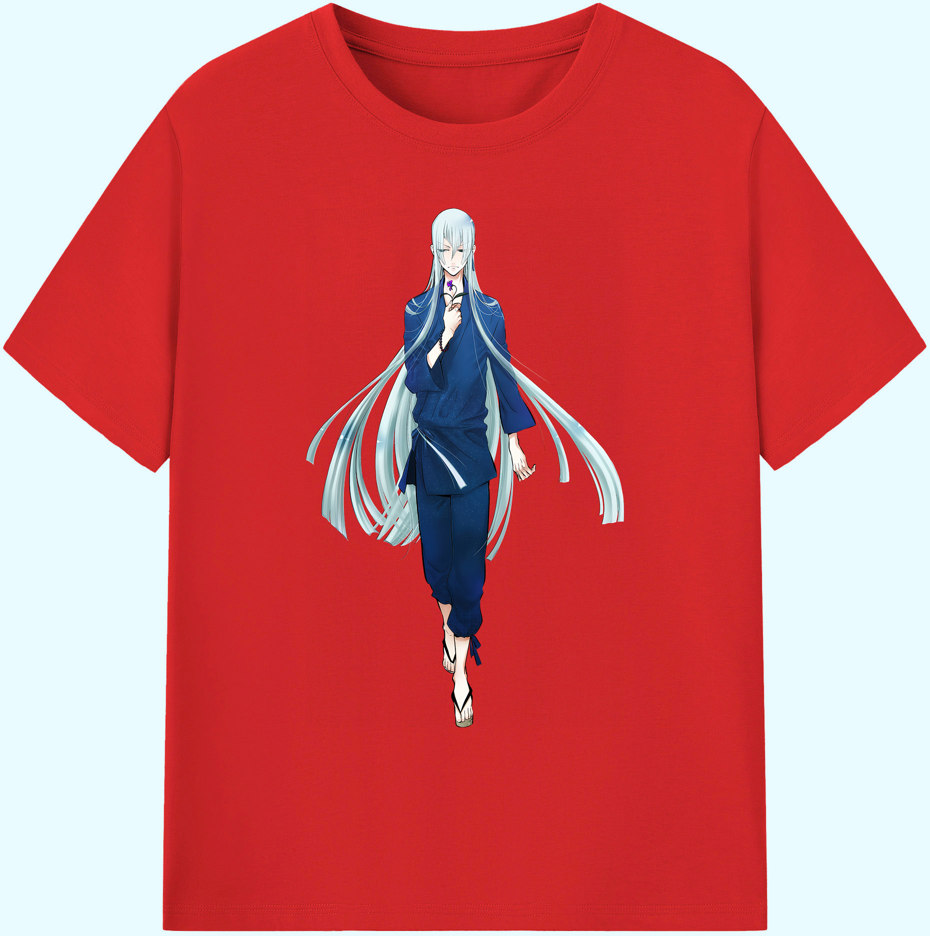 （画像用） 刀剣乱舞 Touken Ranbu 綿100％ メンズ半袖Tシャツ｜肌触りやわらか＆通気性